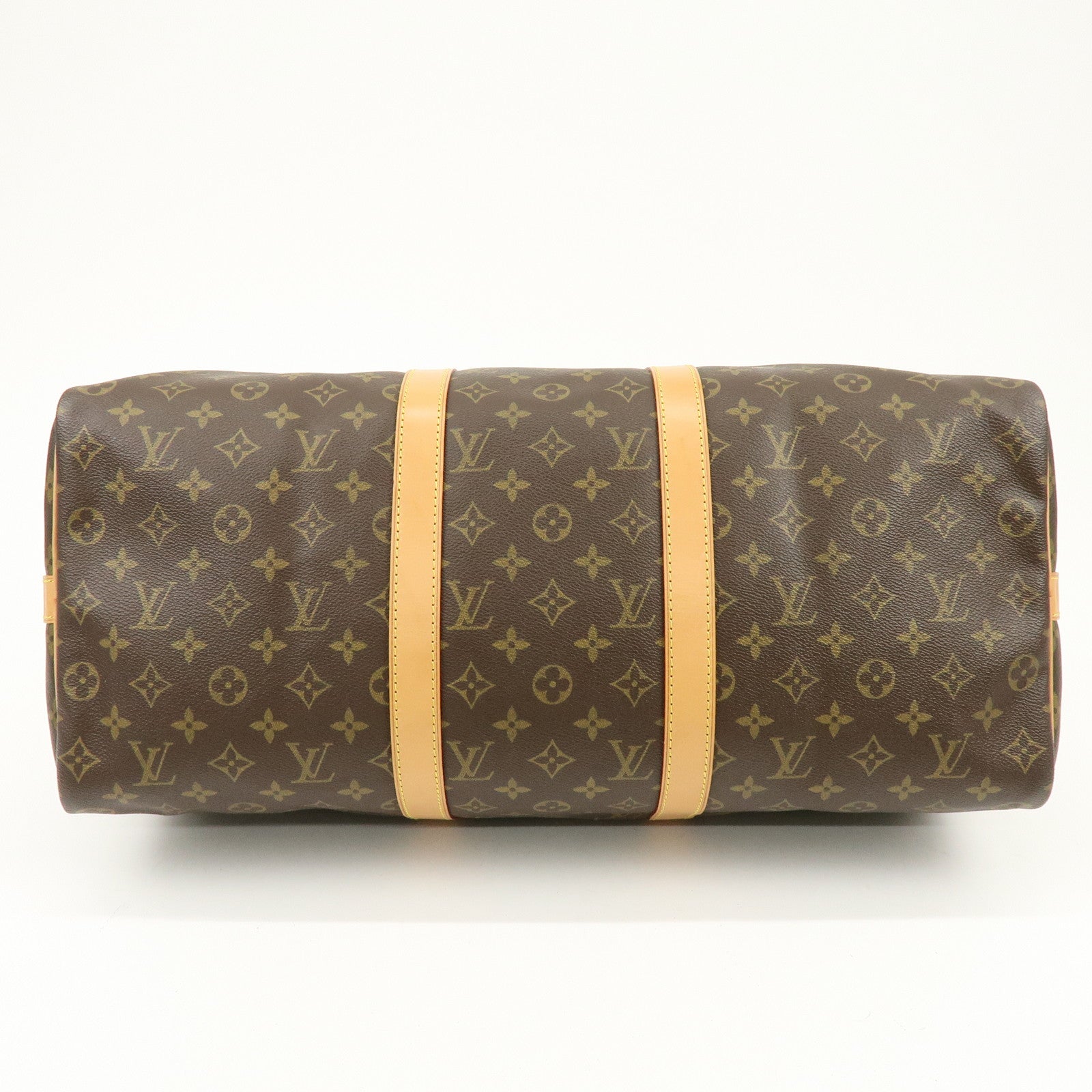 Louis Vuitton Monogram Keep All Bandouliere 50 Boston Bag M41416