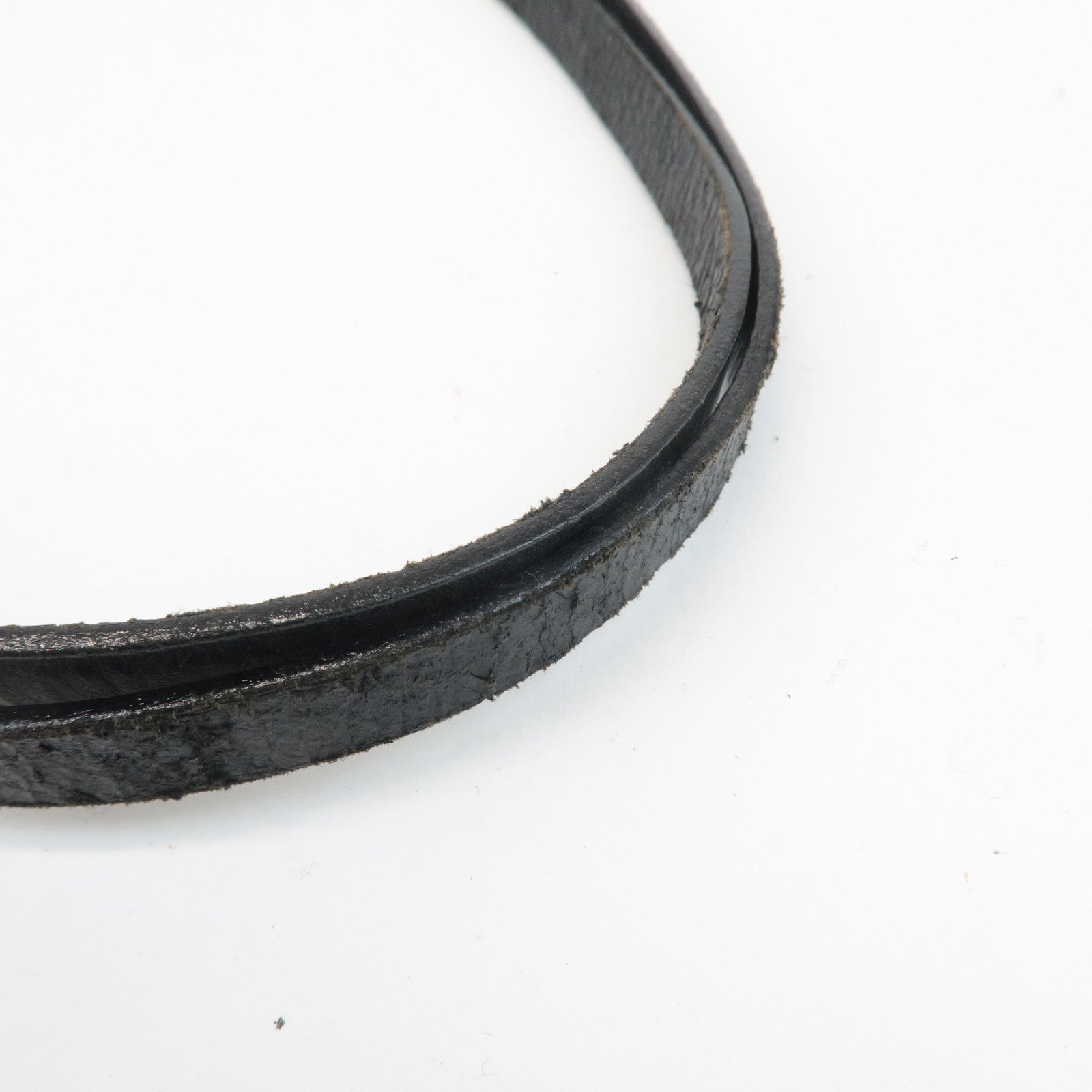 FENDI Wool Leather Tote Bag Shoulder Bag Black 26633 Used