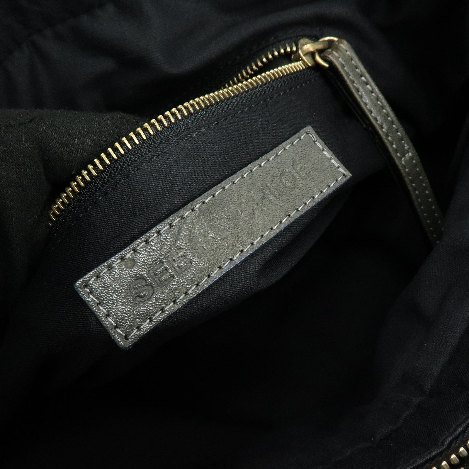 Chloe See By Chloe Day Tripper Patent Leather Tote Bag Black