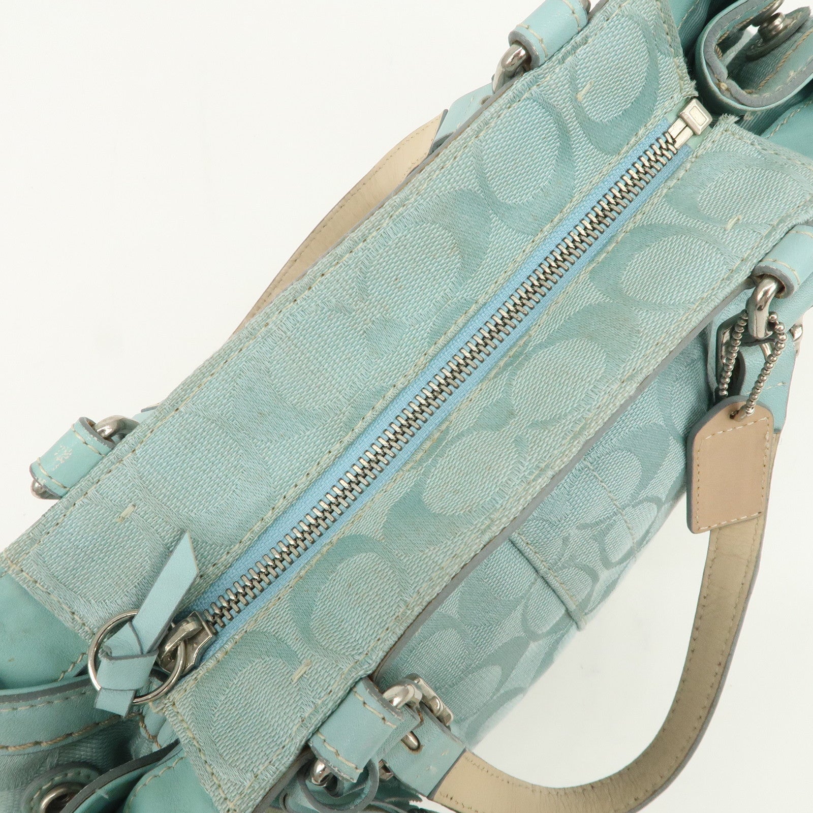 COACH Signature PVC Canvas Leather Set of 3 Shoulder Bag