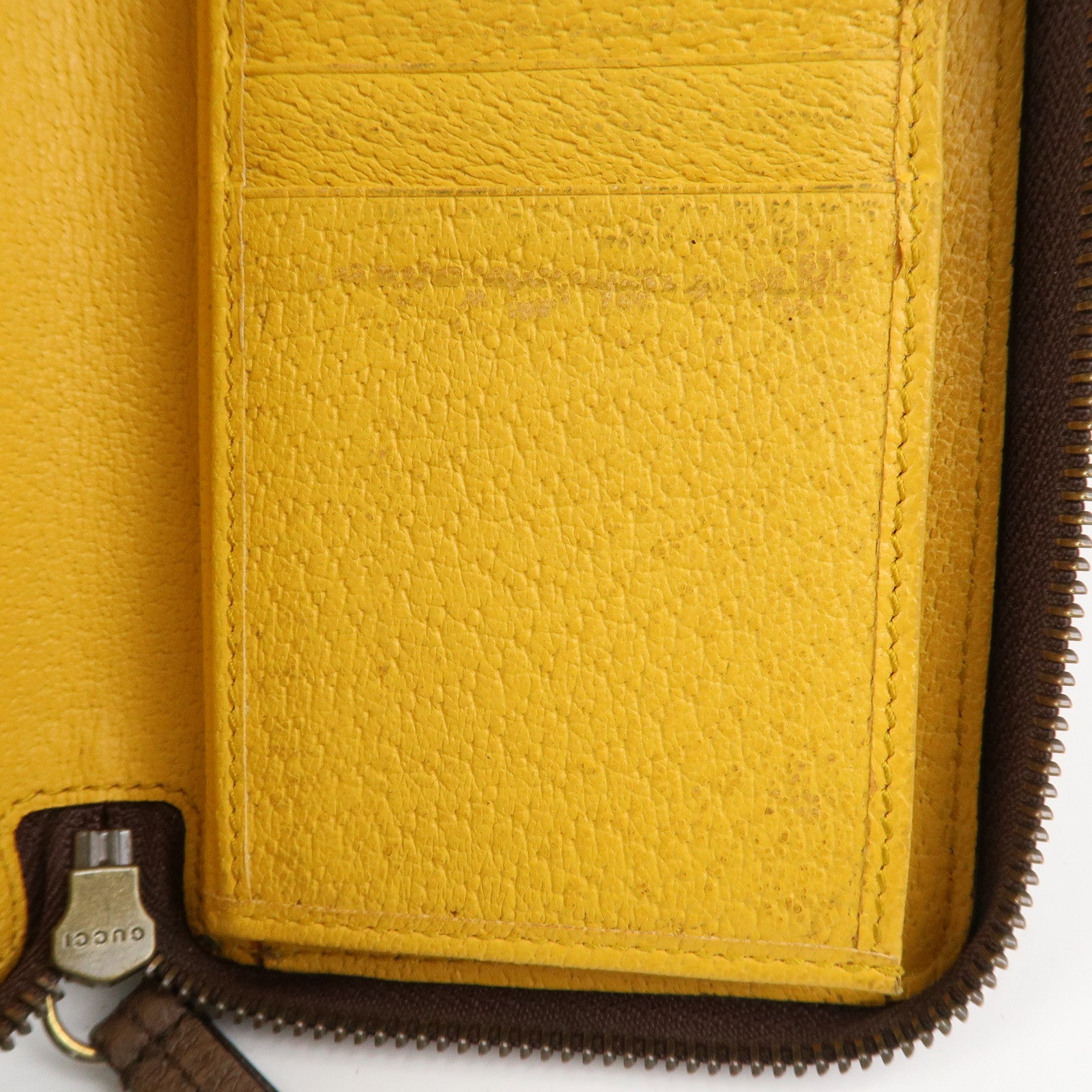 GUCCI Neo Vintage GG Supreme Round Zippy Long Wallet Beige 473953