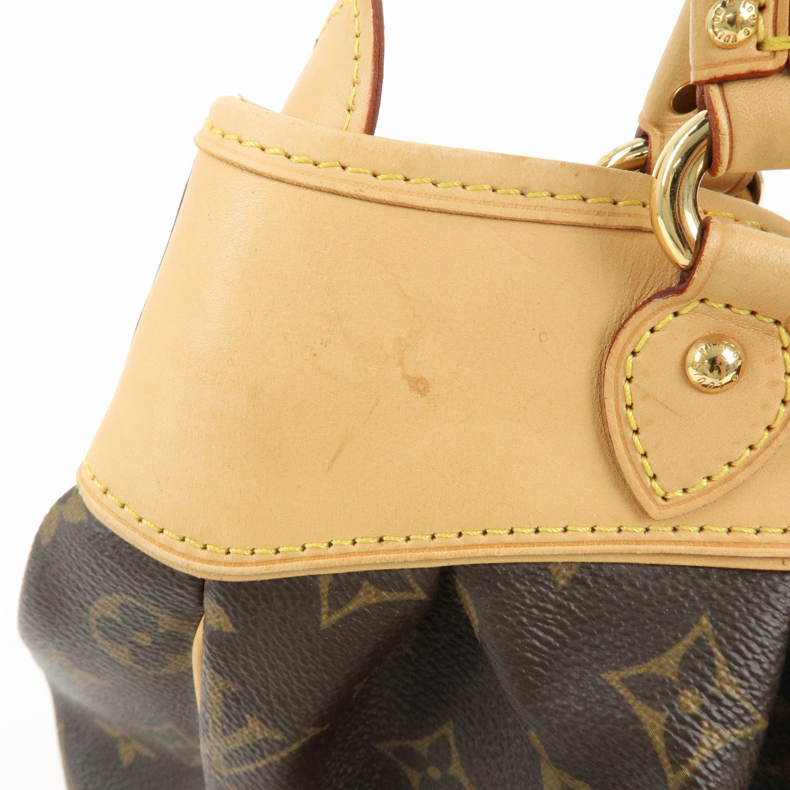 Louis Vuitton Monogram Boetie PM Hand Bag Brown M45715