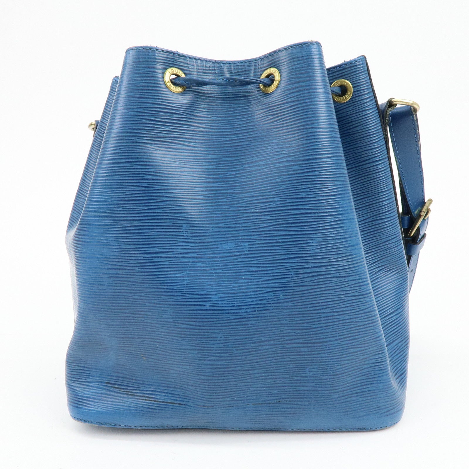 Louis Vuitton Epi Petit Noe Shoulder Hand Bag Toledo Blue M44105