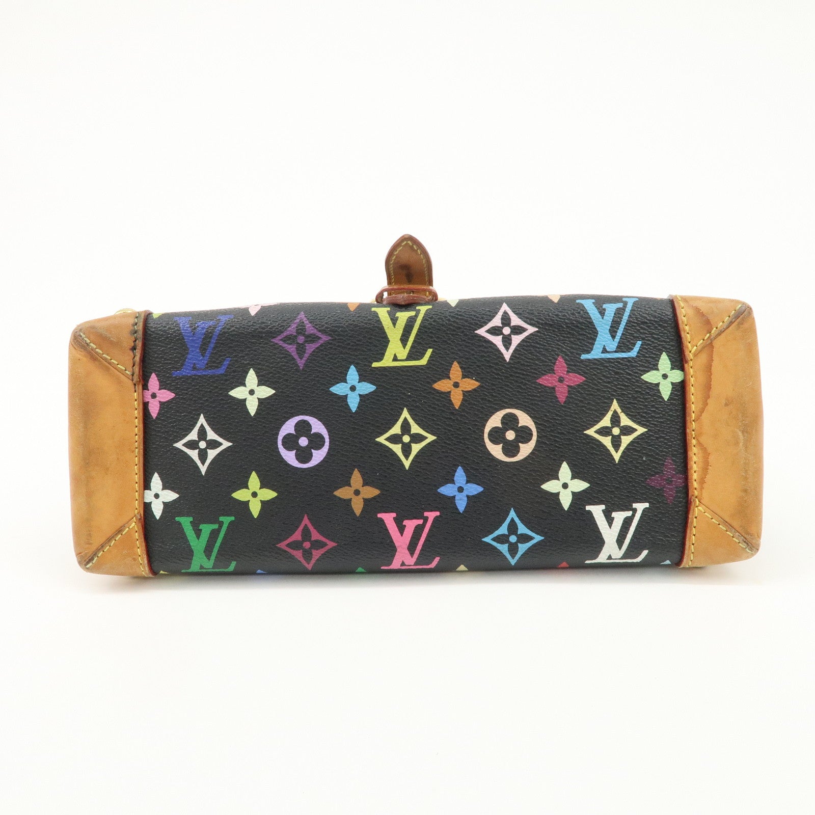 Louis Vuitton Monogram Multicolor Eliza Shoulder Bag Black M40099 Used
