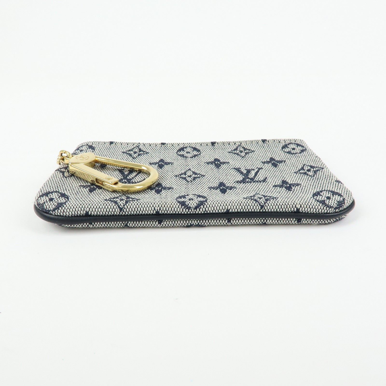 Louis Vuitton Monogram Mini Pochette Cles Coin Case Blue M92236