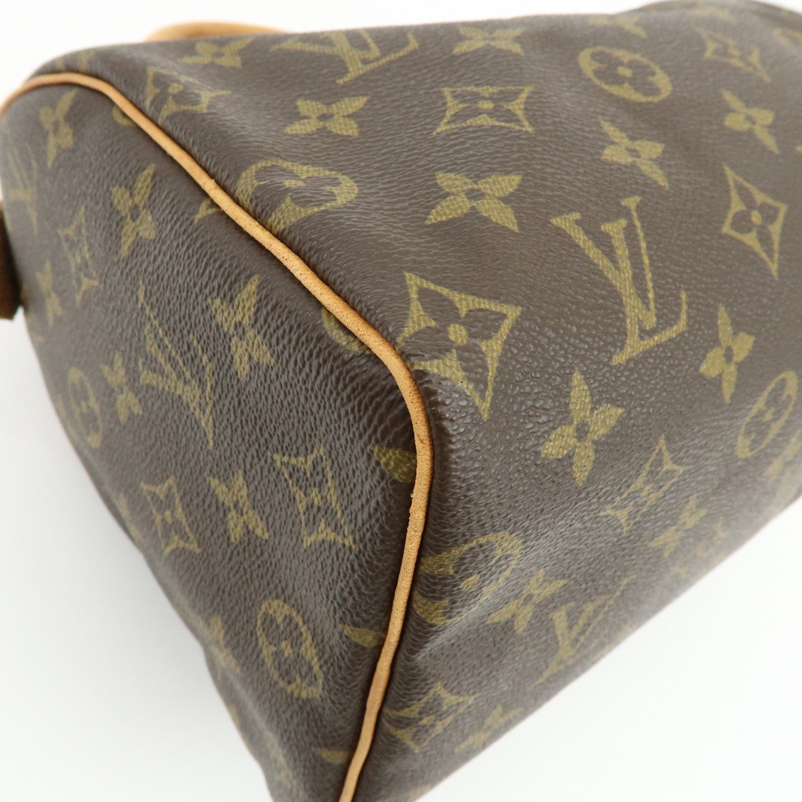 Louis Vuitton Monogram Speedy 25 Boston Bag Hand Bag Brown M41528