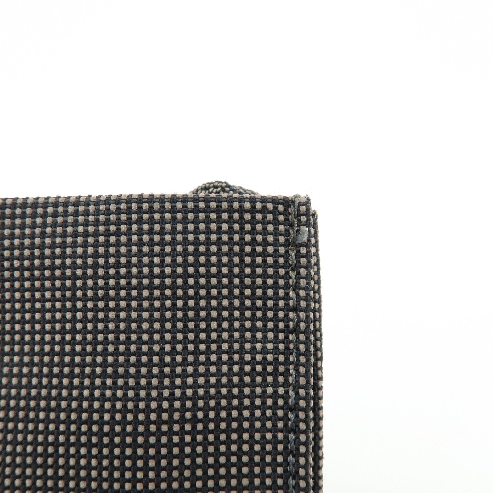 HERMES Airline Canvas Shoulder Bag Crossbody Bag Black