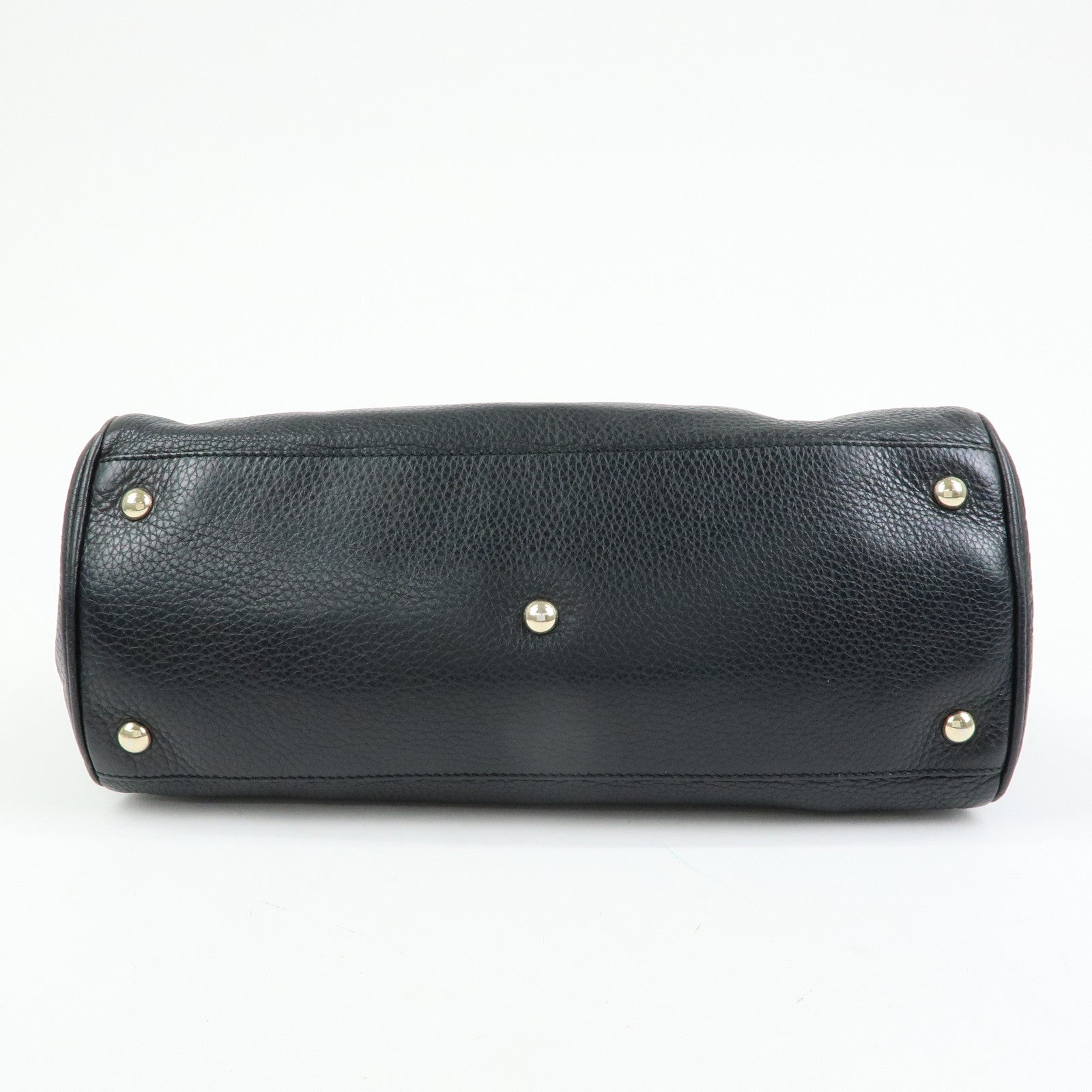 GUCCI Bamboo Shopper Medium Leather 2Way Hand Shoulder Bag 323660