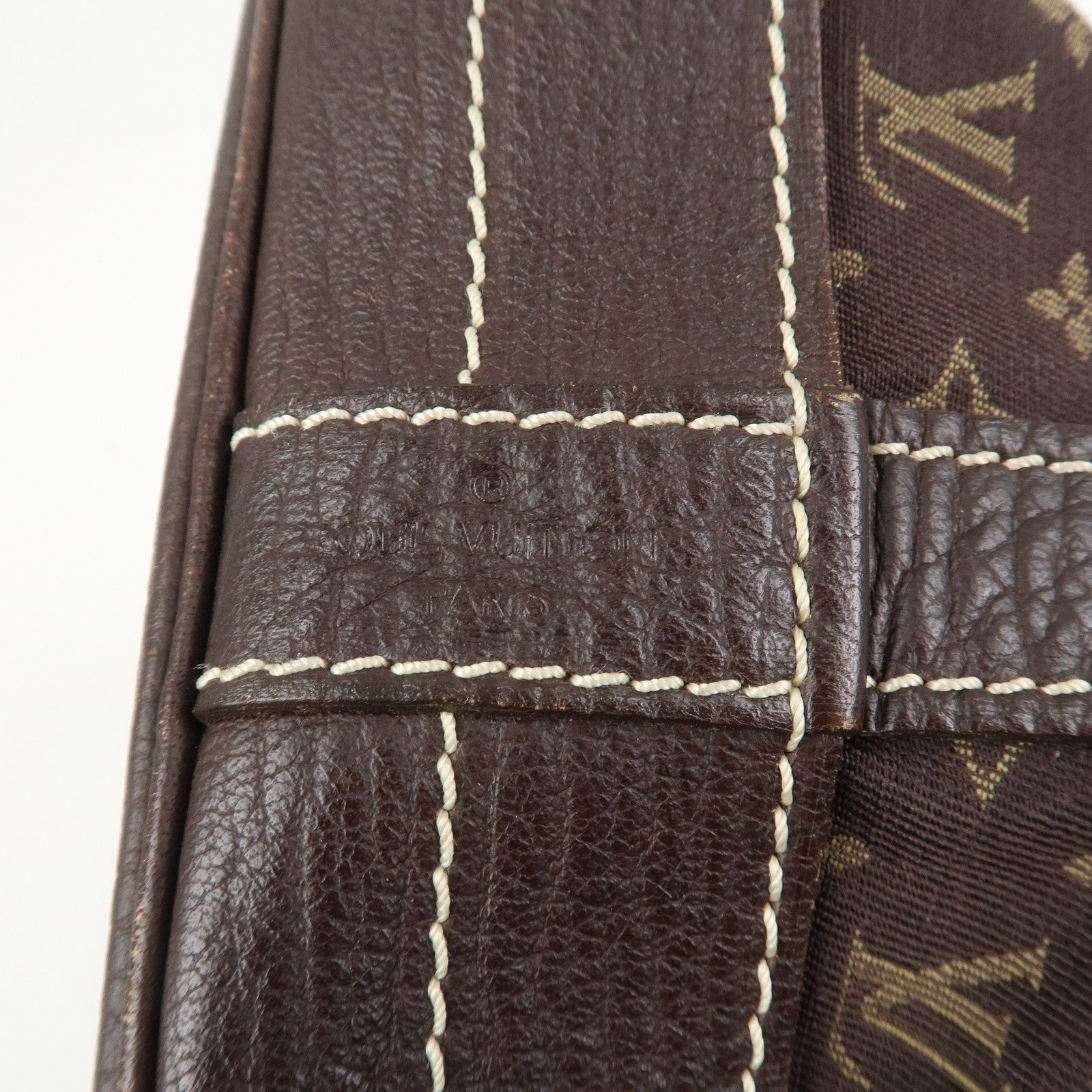 Louis Vuitton Monogram Mini Lin Noe Shoulder Bag Ebene M95229