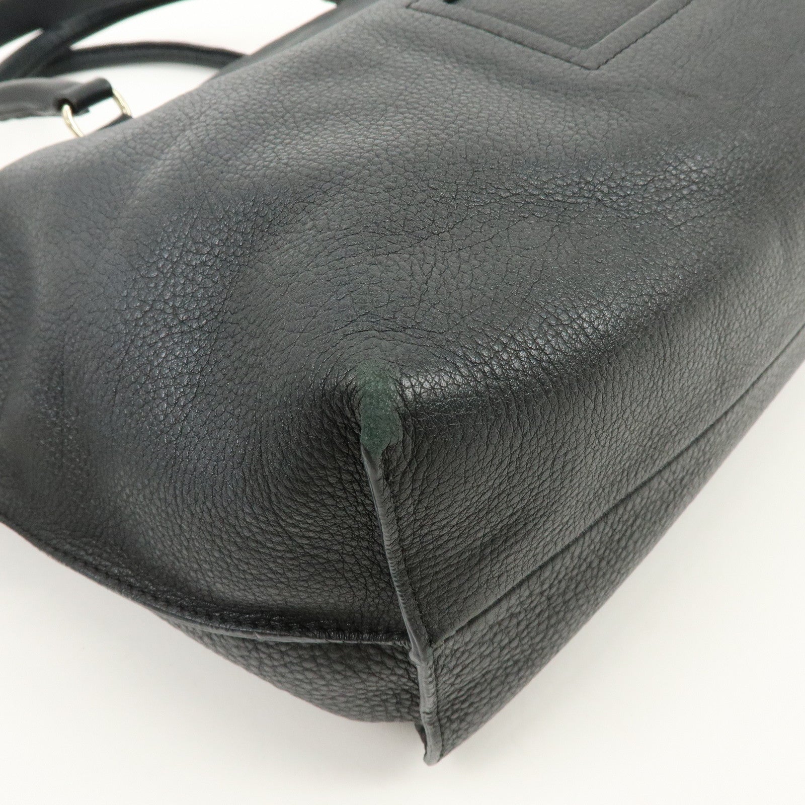 Chloe See By Chloe Leather 2Way Bag Shoulder Bag Hand Bag Black