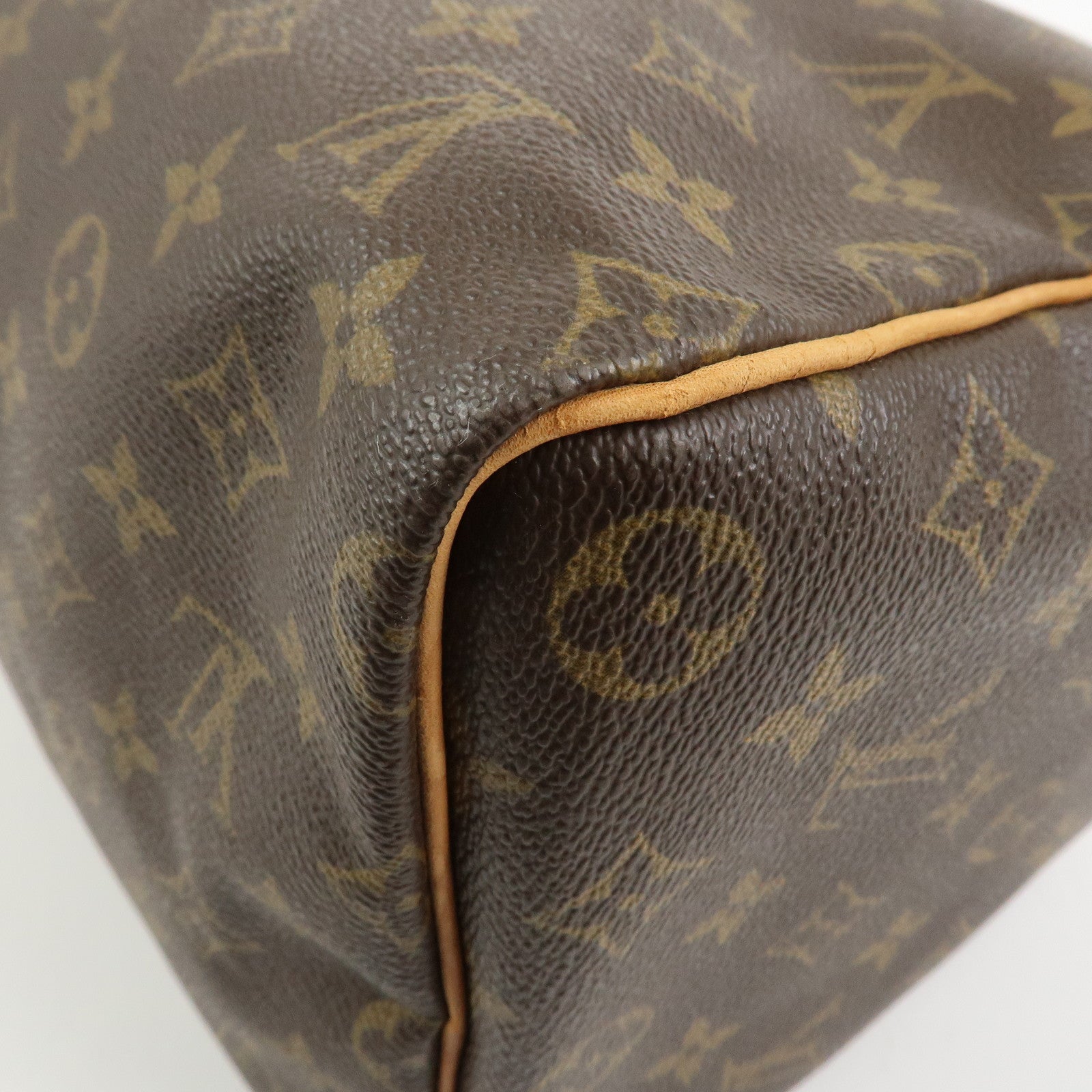 Louis Vuitton Monogram Speedy 40 Hand Bag Boston Bag Brown M41522
