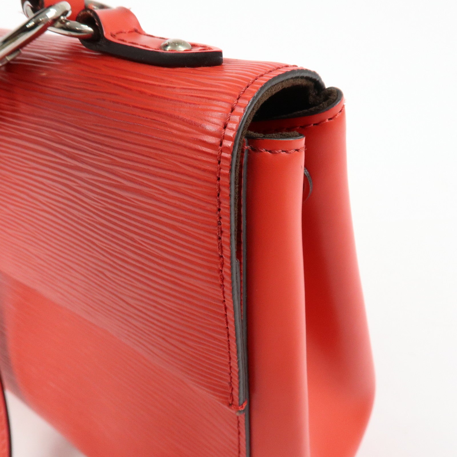Louis Vuitton Epi Cluny BB Hand Bag Shoulder Bag Coquelicot M41337
