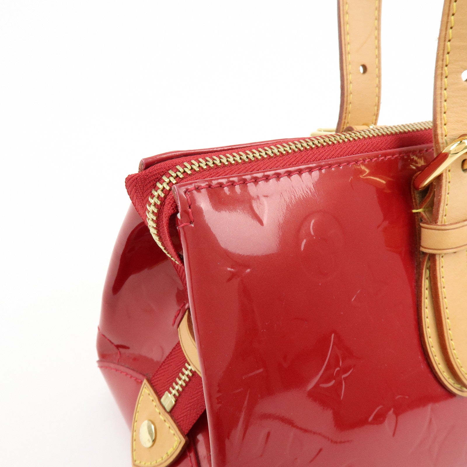 Louis Vuitton Vernis Rosewood Avenue Hand Bag Pomme DAmour M93507