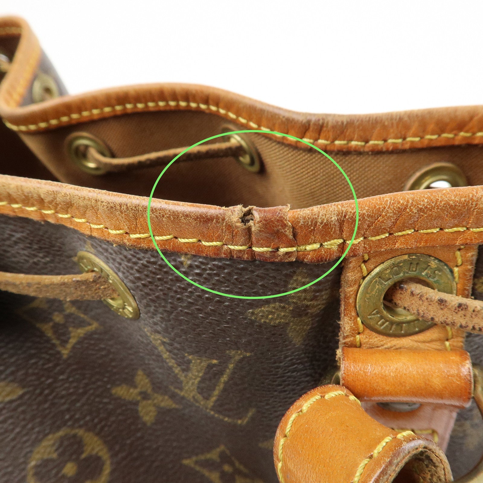 Louis Vuitton Monogram Petit Noe Shoulder Bag Brown M42226
