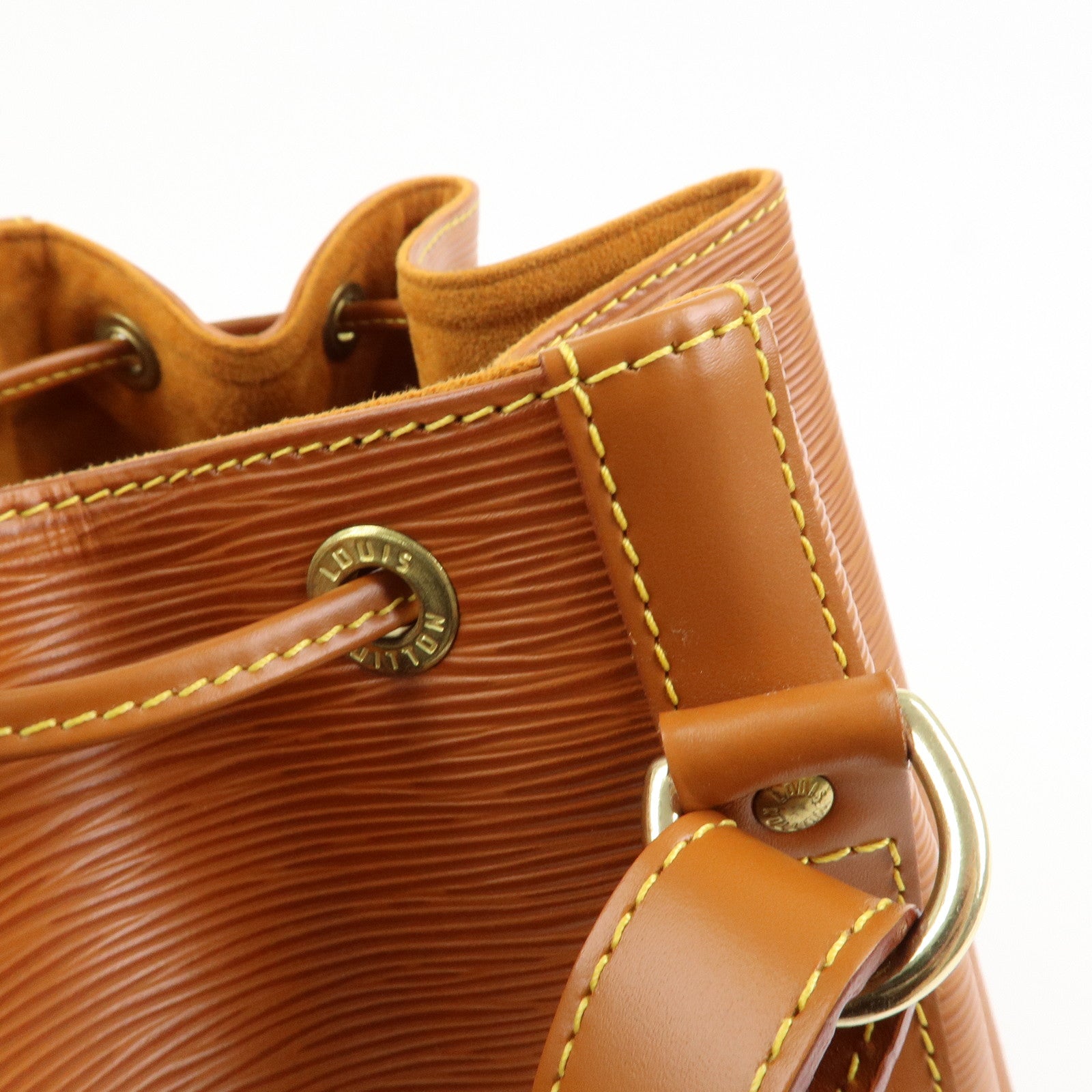 Louis Vuitton Epi Petit Noe Shoulder Bag Zipang Gold M44108