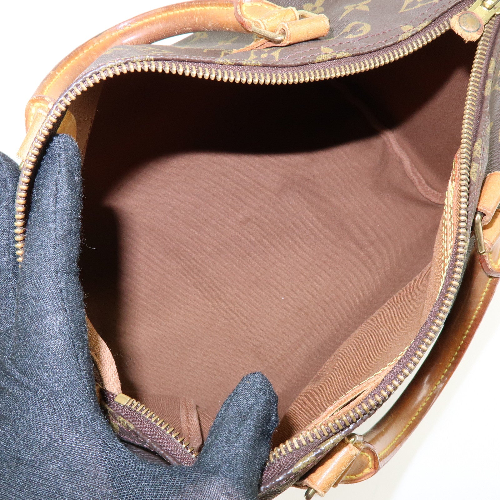 Louis Vuitton Monogram Speedy 30 Boston Bag Hand Bag Brown M41526