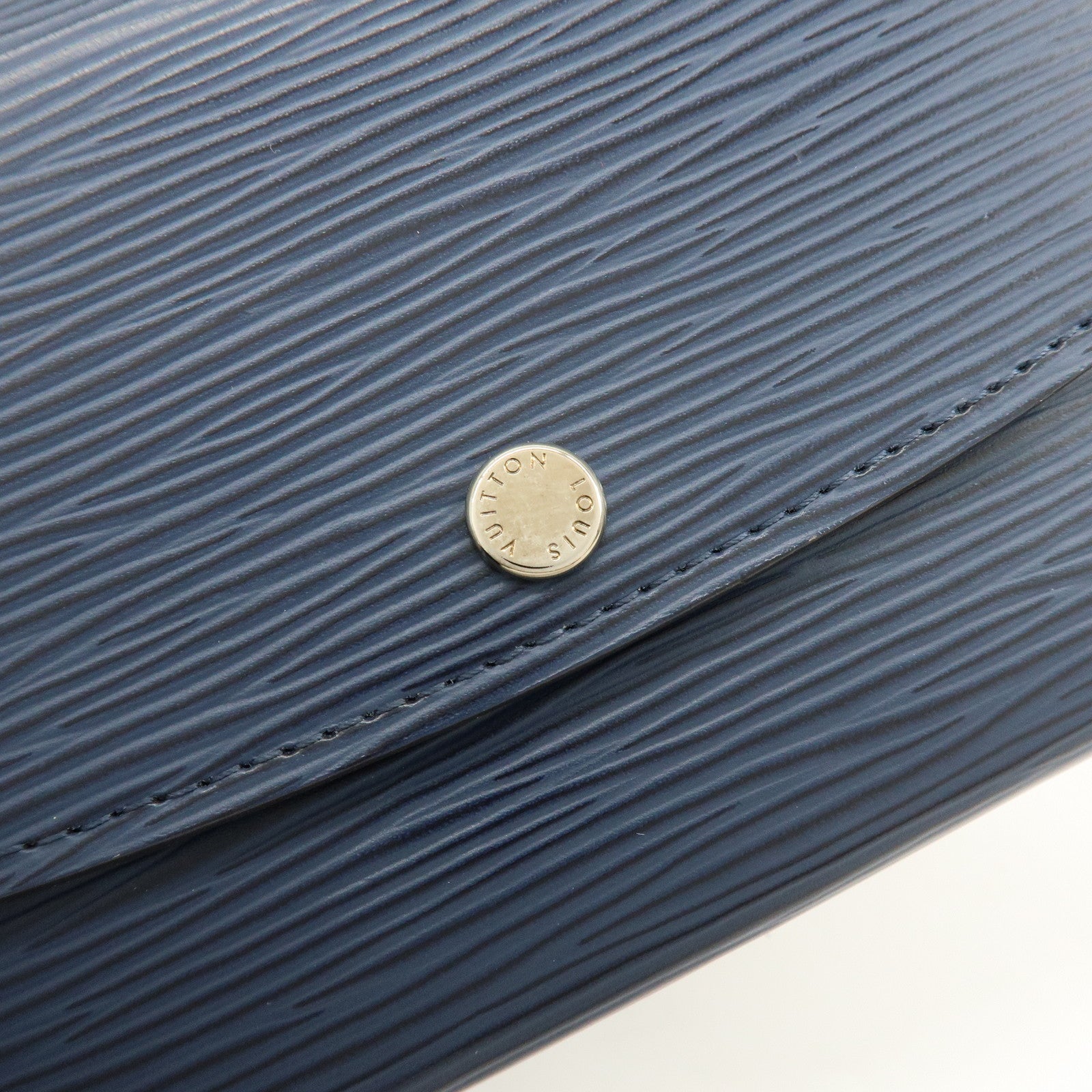 Louis Vuitton Epi Portefeuille Emilie Wallet Indigo Blue M60854