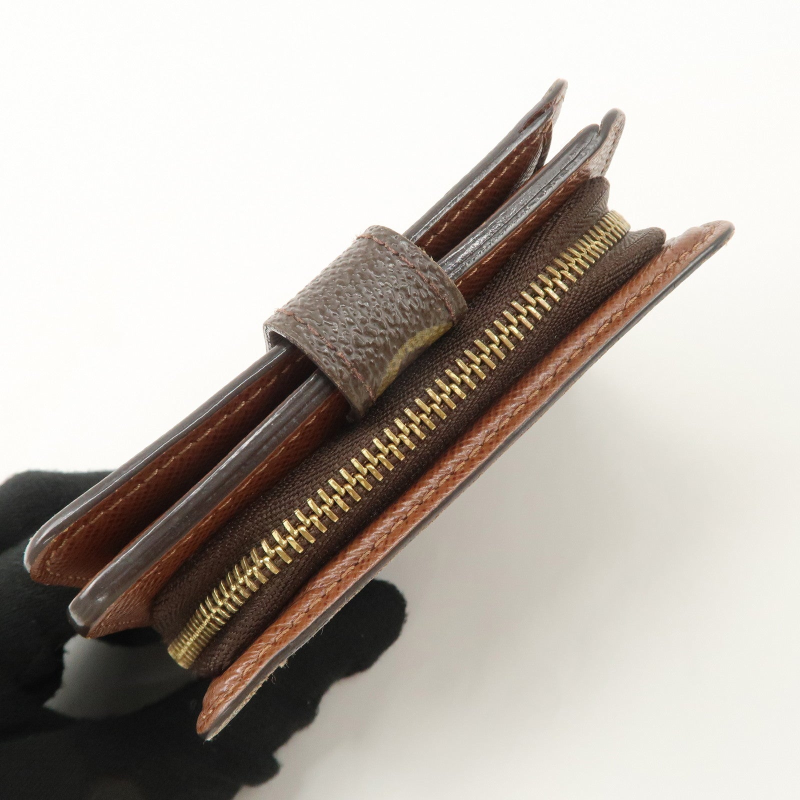 Louis Vuitton Louis Monogram Compact Small Zippy Wallet M61667 Used