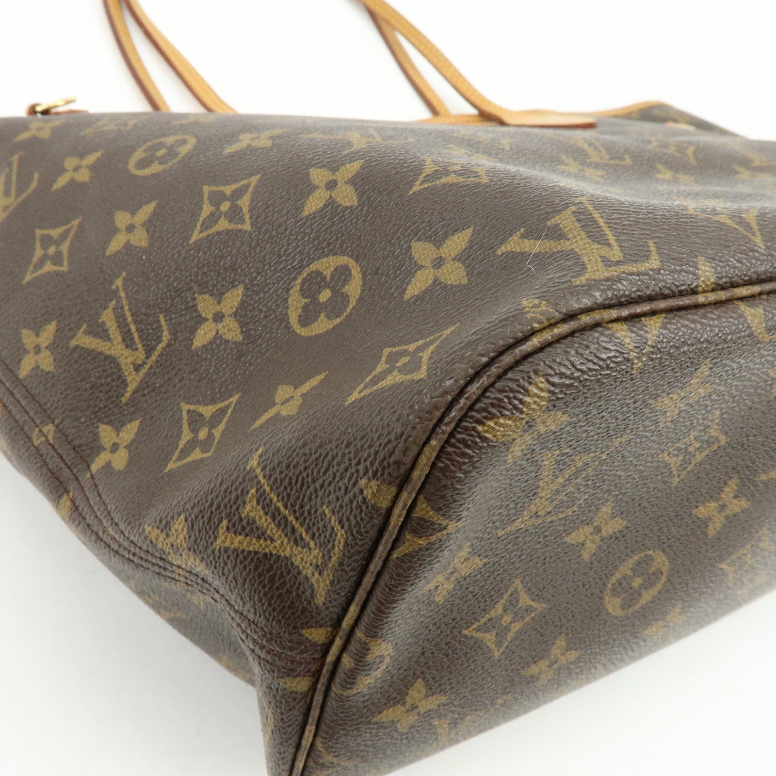 Louis Vuitton Monogram Neverfull MM Tote Bag Brown M41178