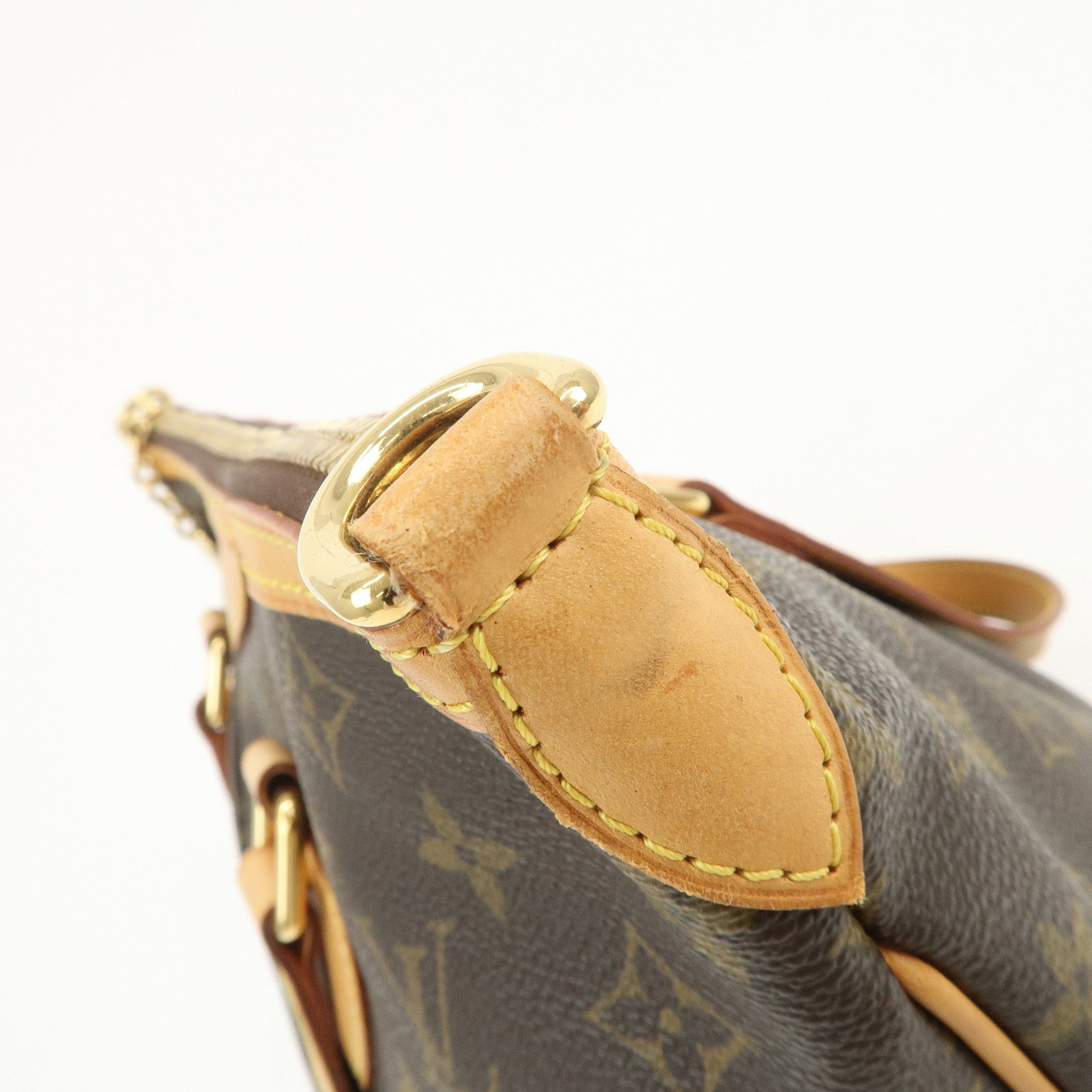 Louis Vuitton Monogram Palermo PM 2Way Bag Hand Bag Brown M40145