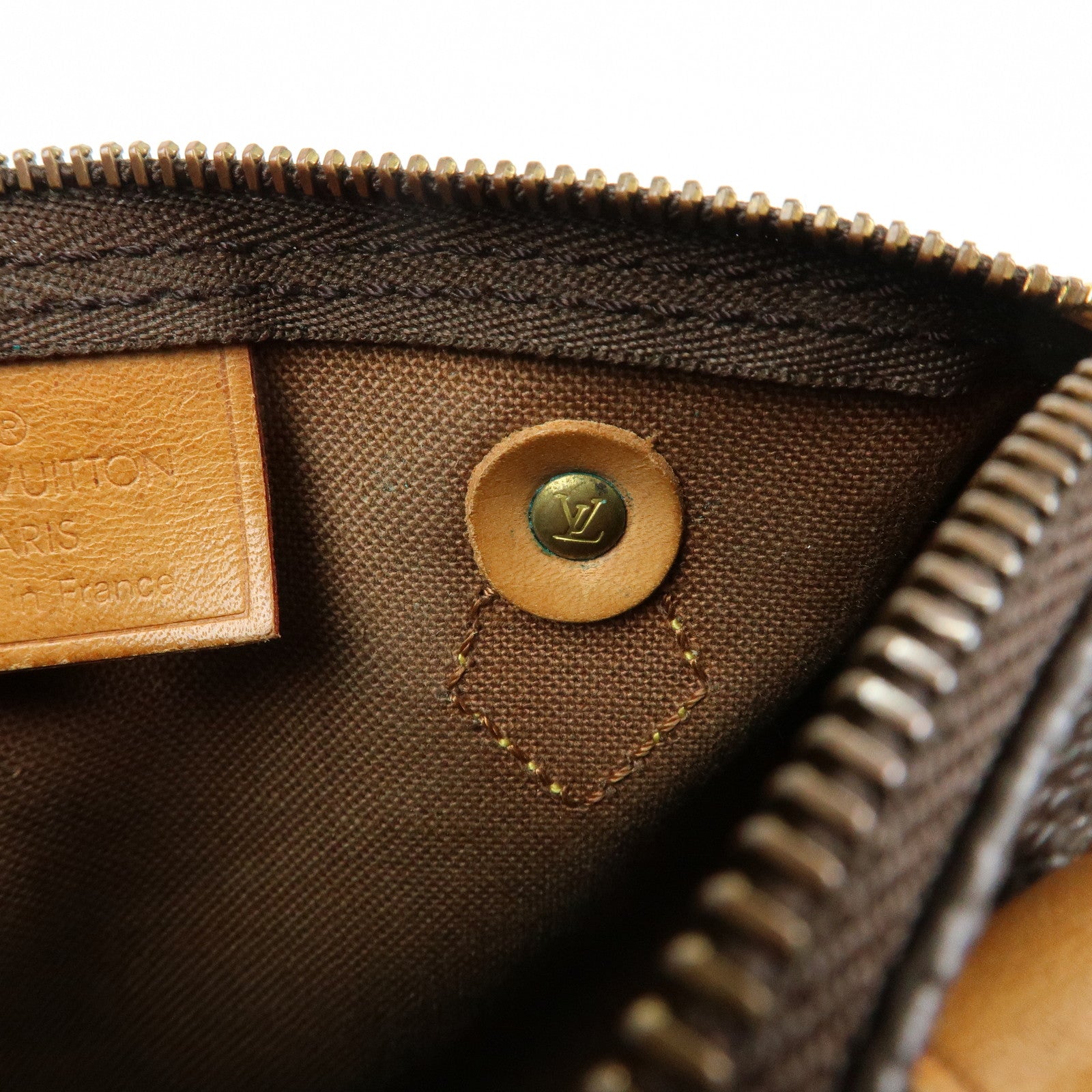 Louis Vuitton Monogram Canvas Mini Speedy Hand Bag Brown M41534