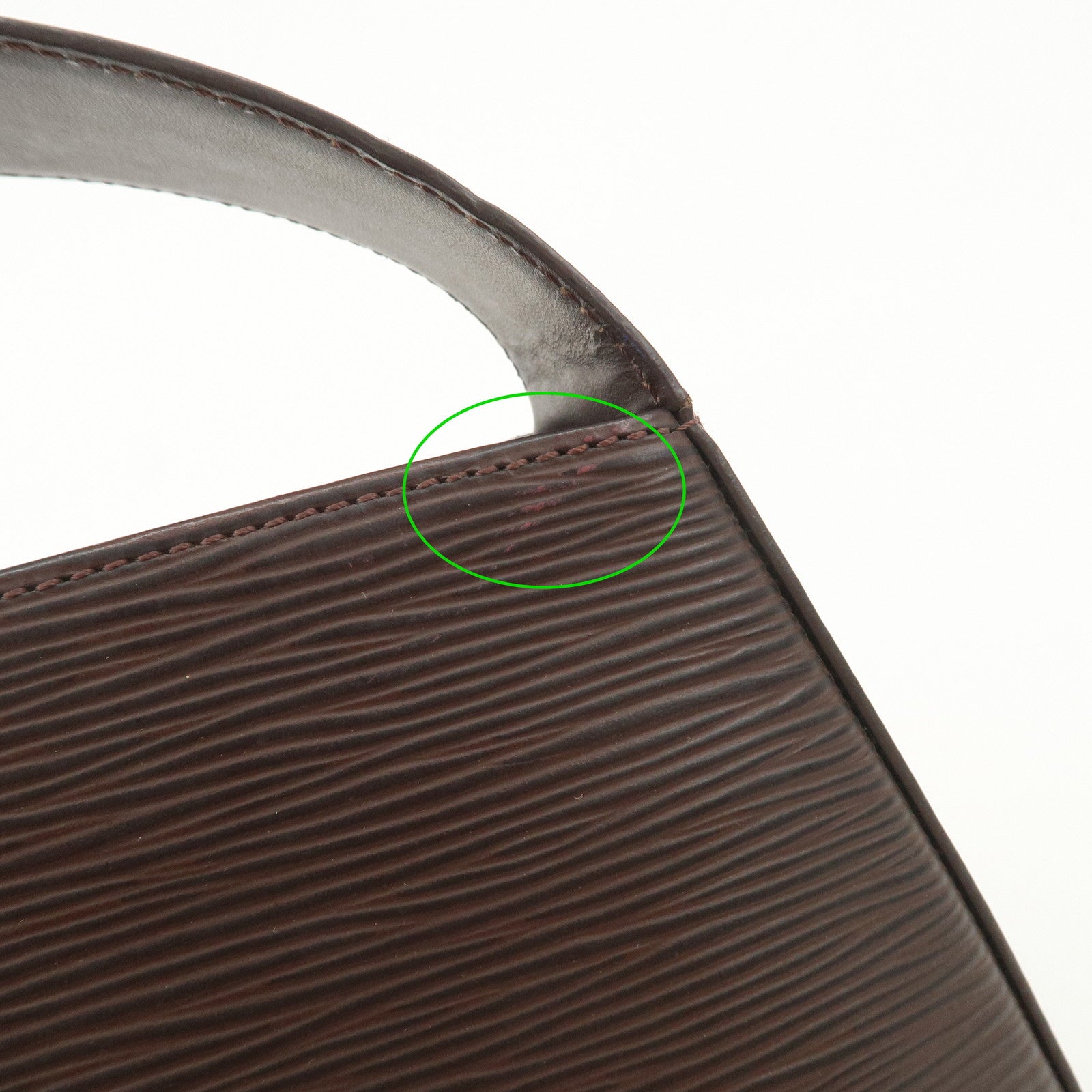 Louis Vuitton Epi Reverie Hand Bag Shoulder Bag Moca M5216D Used