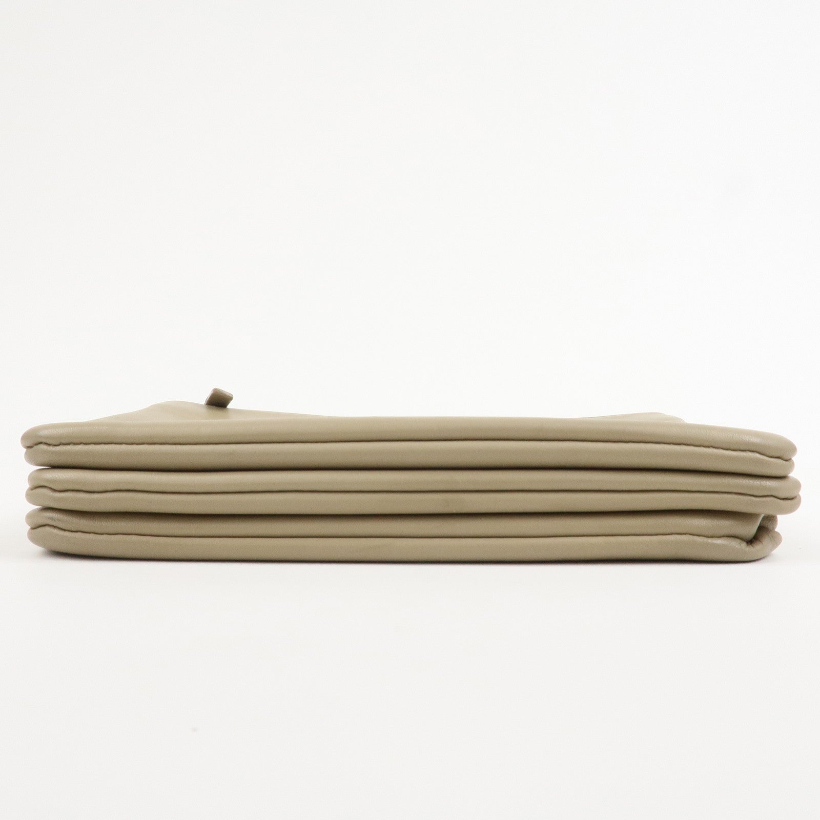 CELINE Calf Skin Trio Bag Shoulder Bag Crossbody Bag Beige