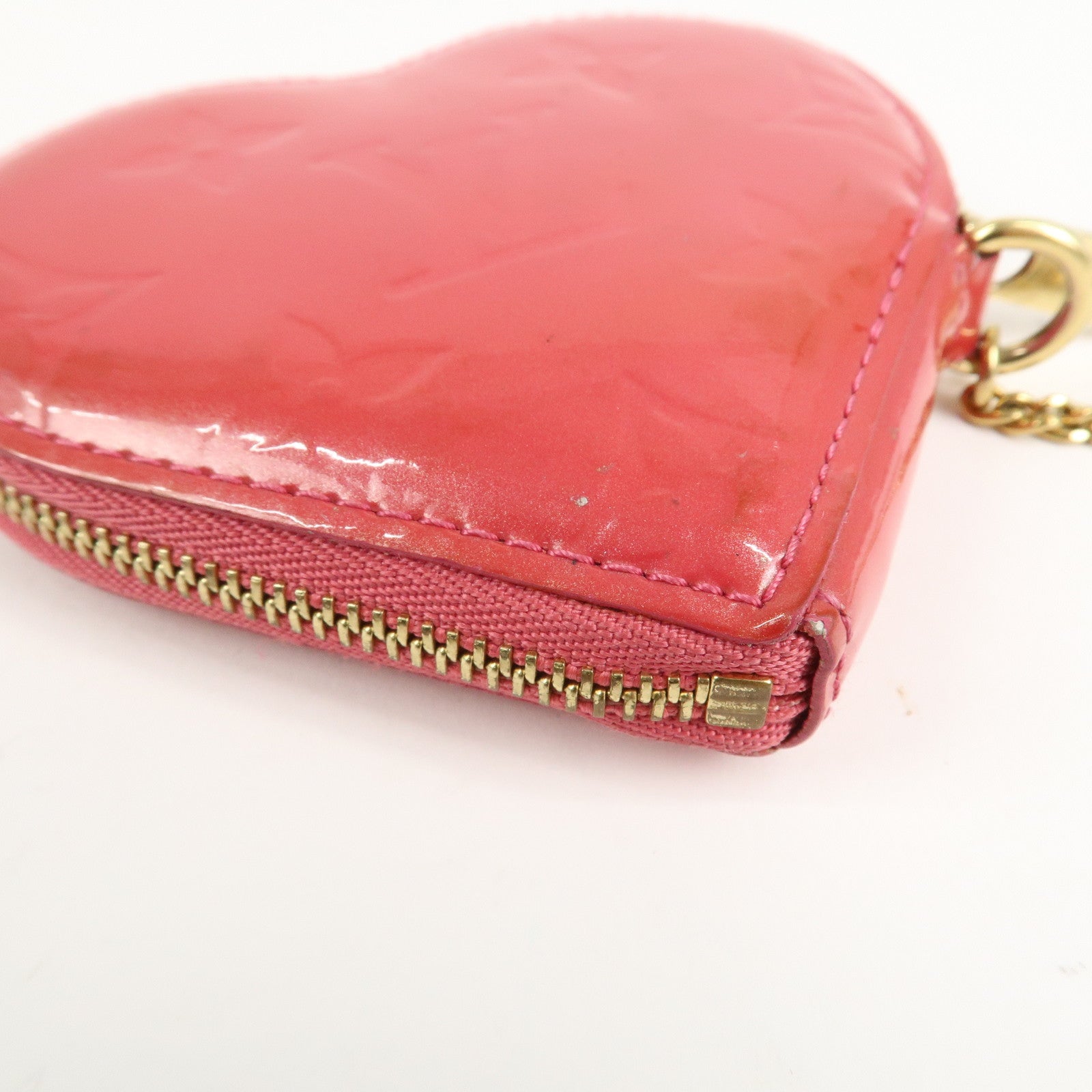 Louis Vuitton Monogram Vernis Porte Monnaie Coeur Coin Case M93562