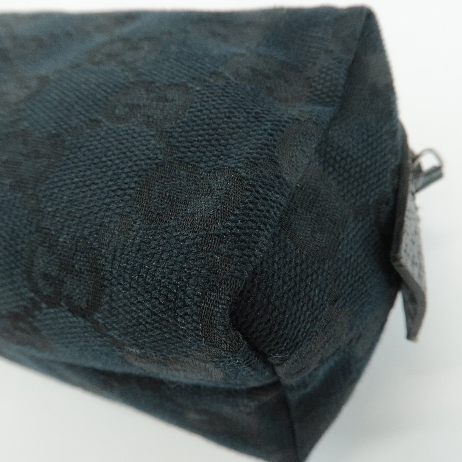 GUCCI Set of 2 GG Canvas Leather Cosmetic pouch 039.1113/29596 Used