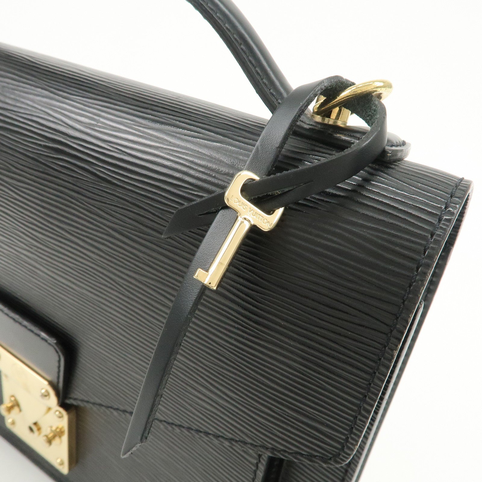 Louis Vuitton Epi Monceau 2Way Shoulder Bag Hand Bag Noir M52122
