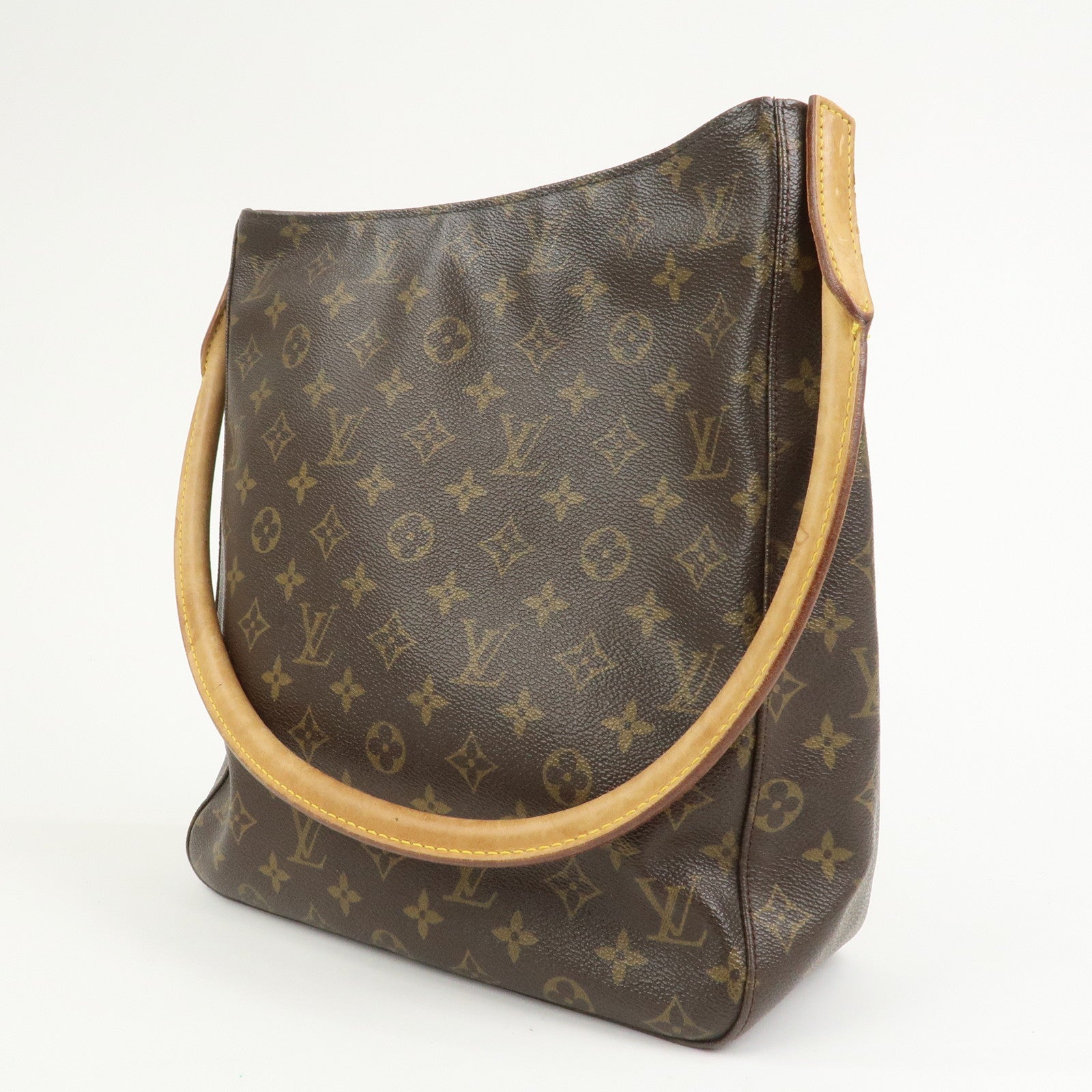 Louis Vuitton Monogram Looping GM Shoulder Bag Brown M51145