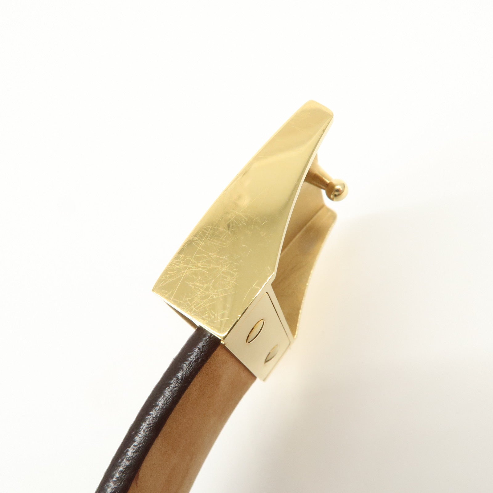 Louis Vuitton Monogram Ceinture Carre Belt Brown M6800