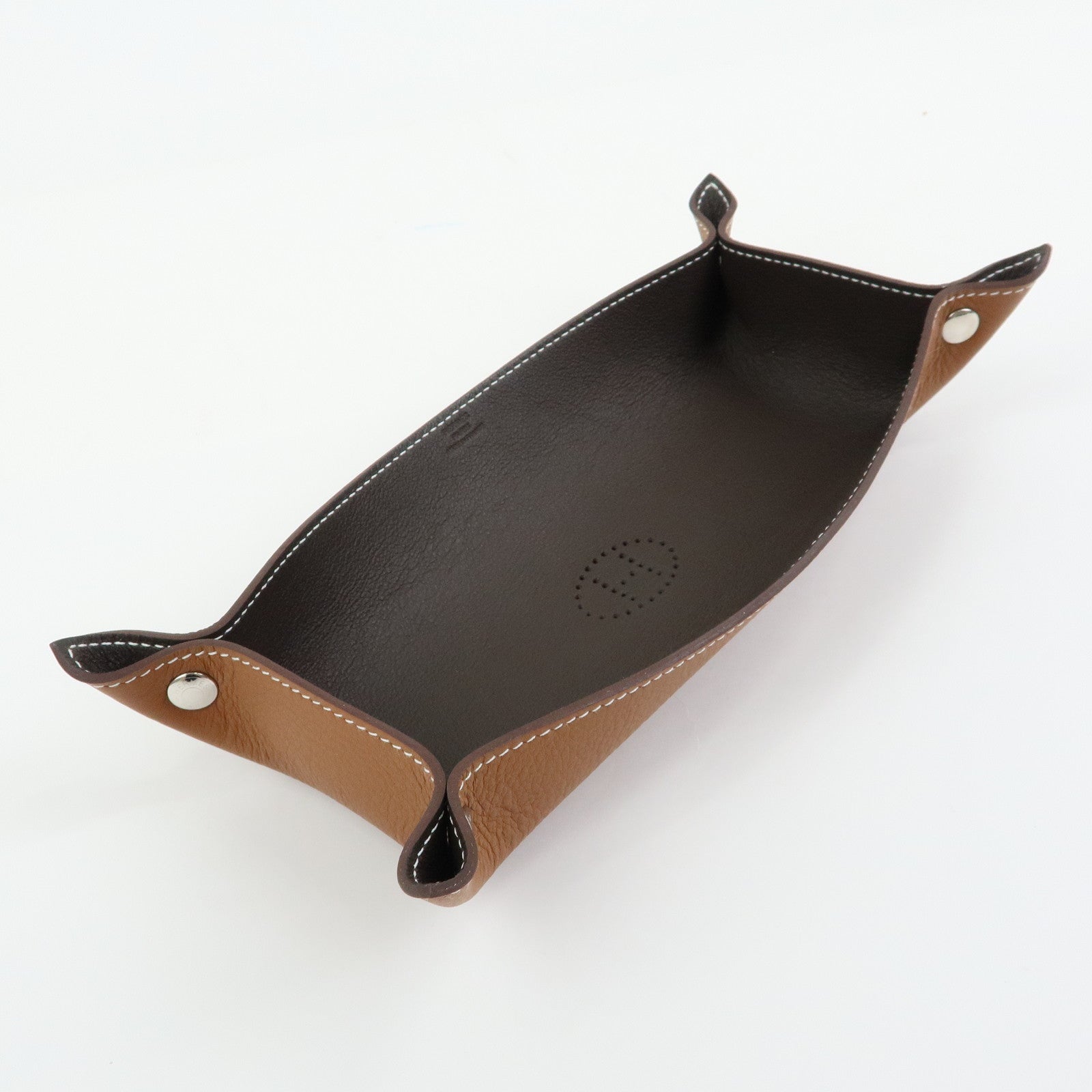 HERMES Taurillon Mises et Relances Desk H Evelyne Pencase W Stamped