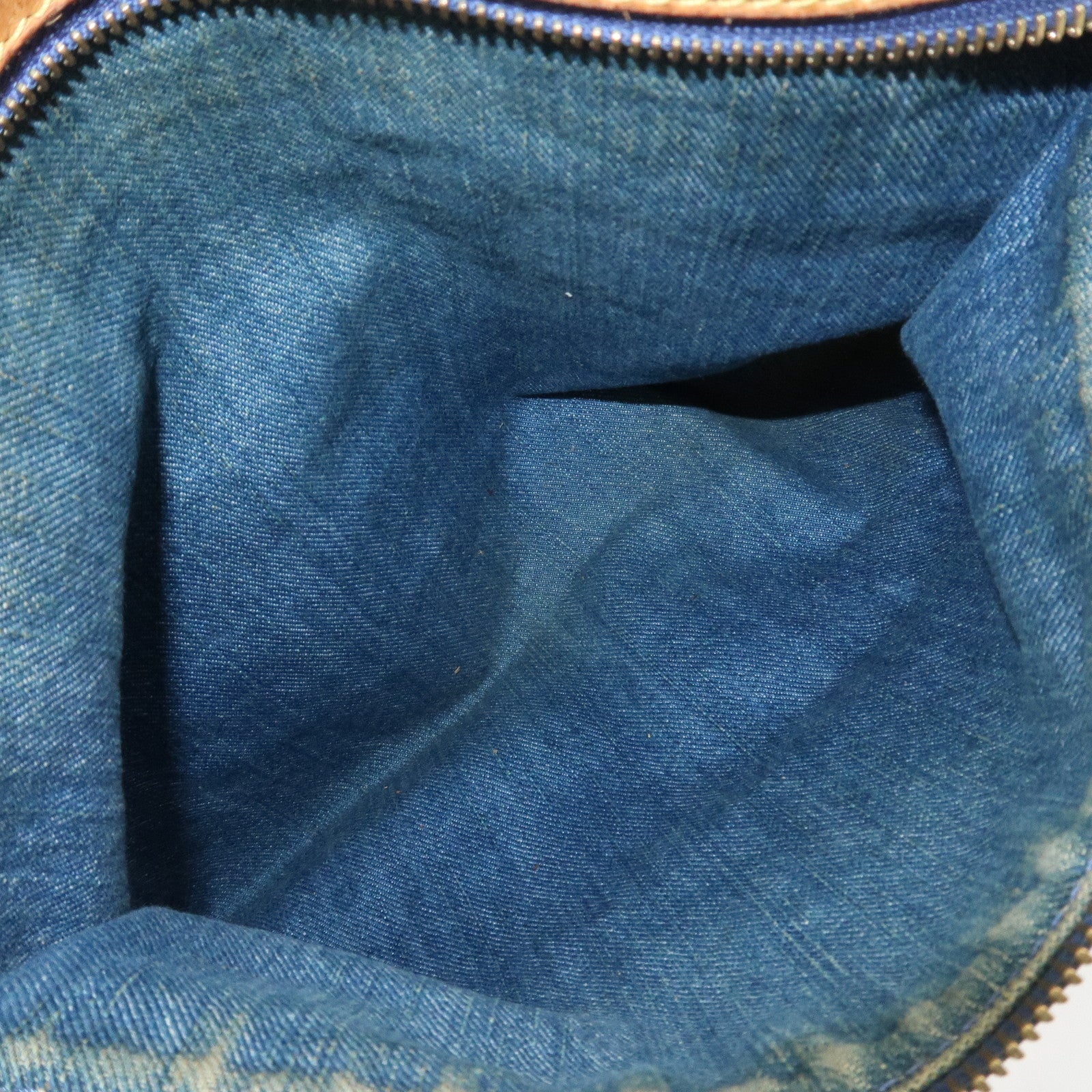 Louis Vuitton Monogram Denim Baggy GM Shoulder Bag Blue M95048