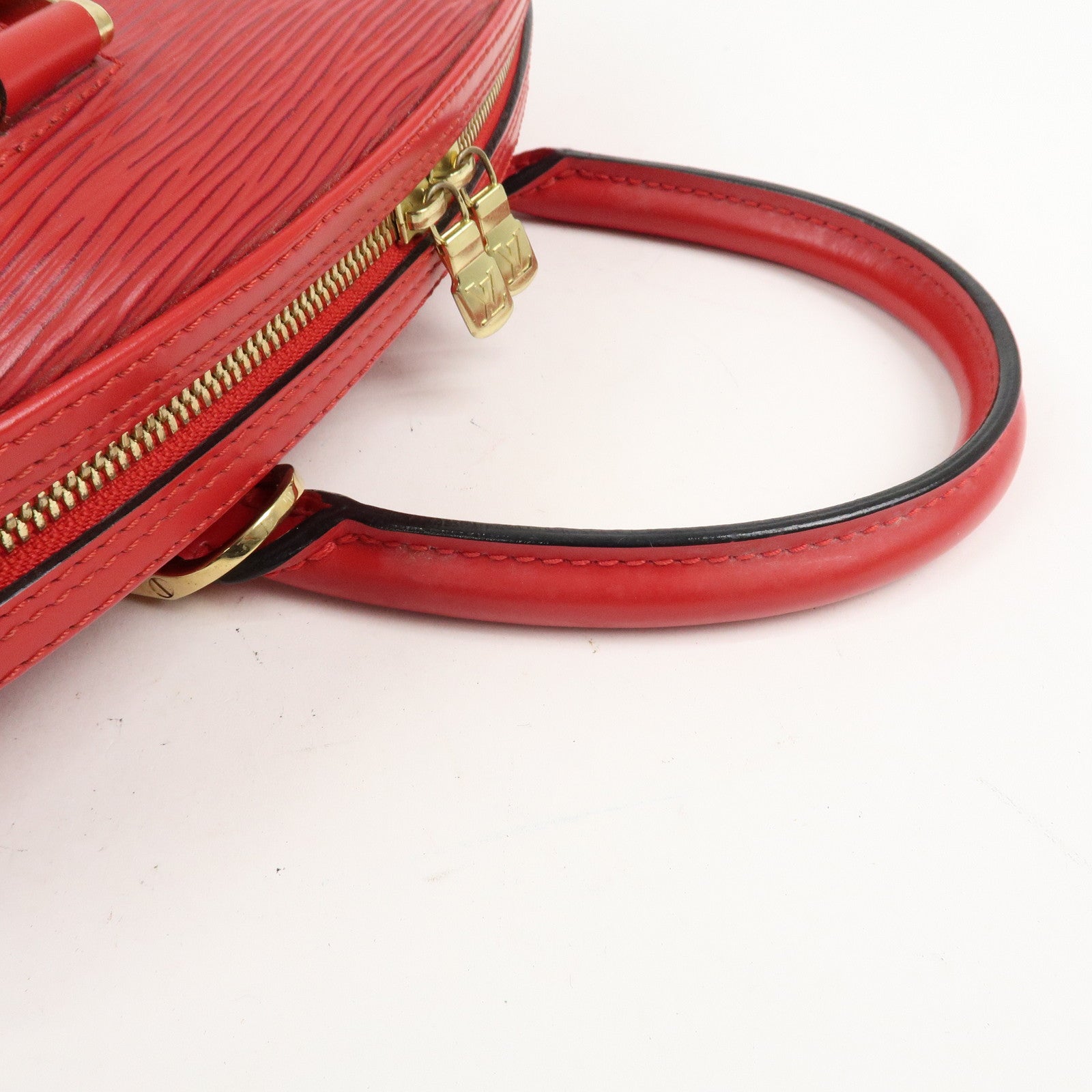 Louis Vuitton Epi Jasmine Hand Bag Castilian Red M52087