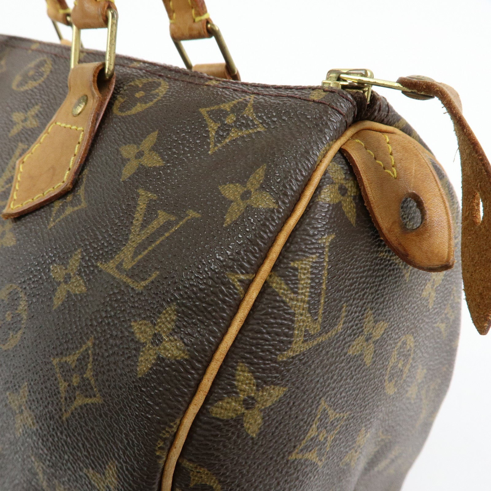Louis Vuitton Monogram Speedy 30 Boston Bag Hand Bag Brown M41526