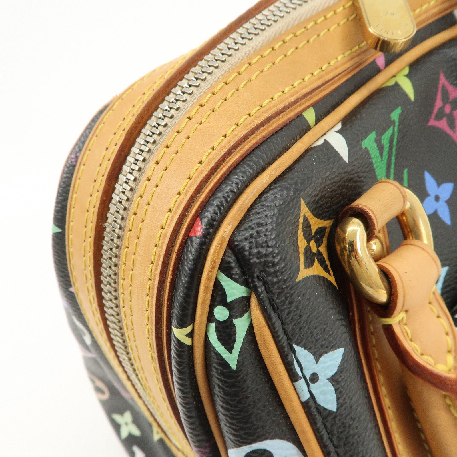 Louis Vuitton Monogram Multicolor Priscilla Hand Bag Noir M40097