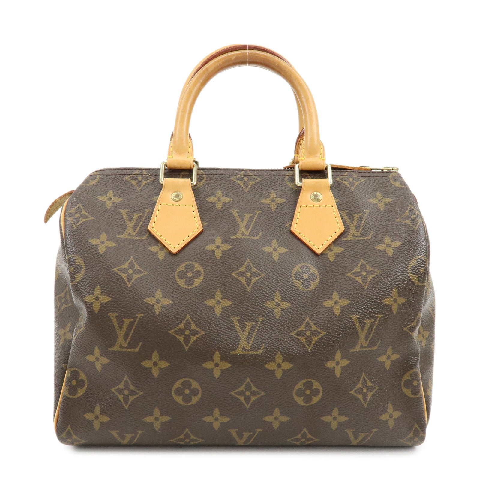 Louis Vuitton Monogram Speedy 25 Boston Bag Hand Bag Brown M41528