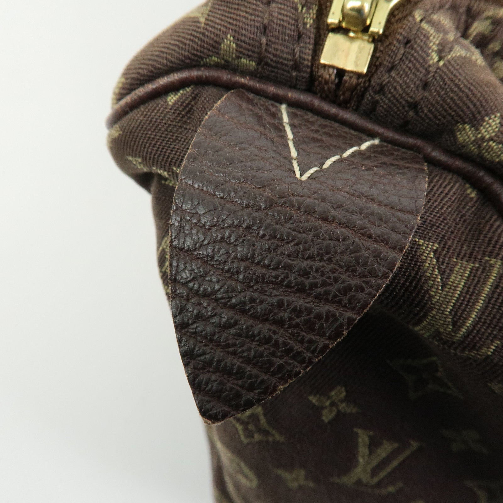 Louis Vuitton Monogram Mini Lin Speedy 30 Boston Bag Ebene M95224