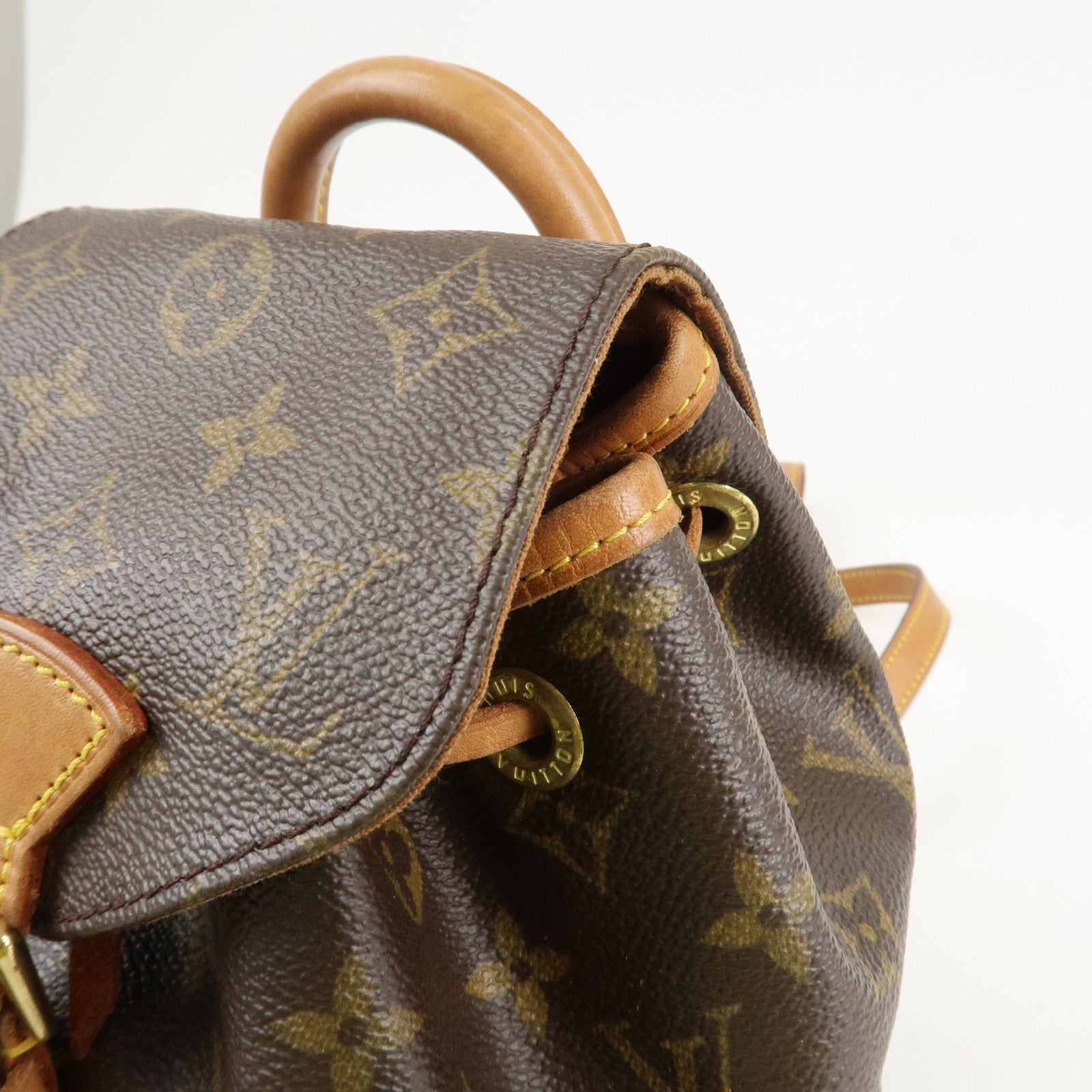 Louis Vuitton Monogram Mini Montsouris Backpack Brown M51137 Used
