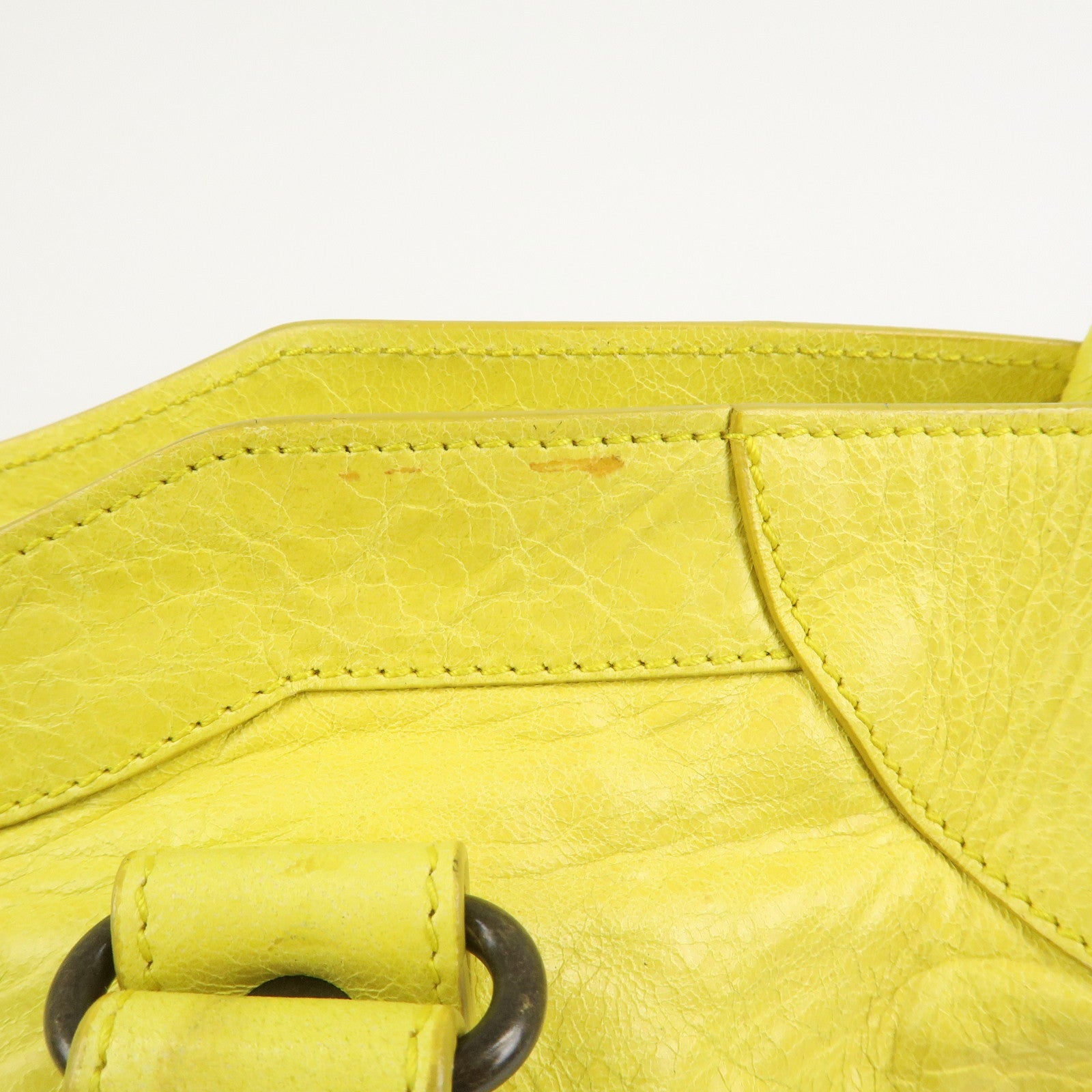 BALENCIAGA The City Leather 2Way Bag Hand Bag Shoulder Bag 115748