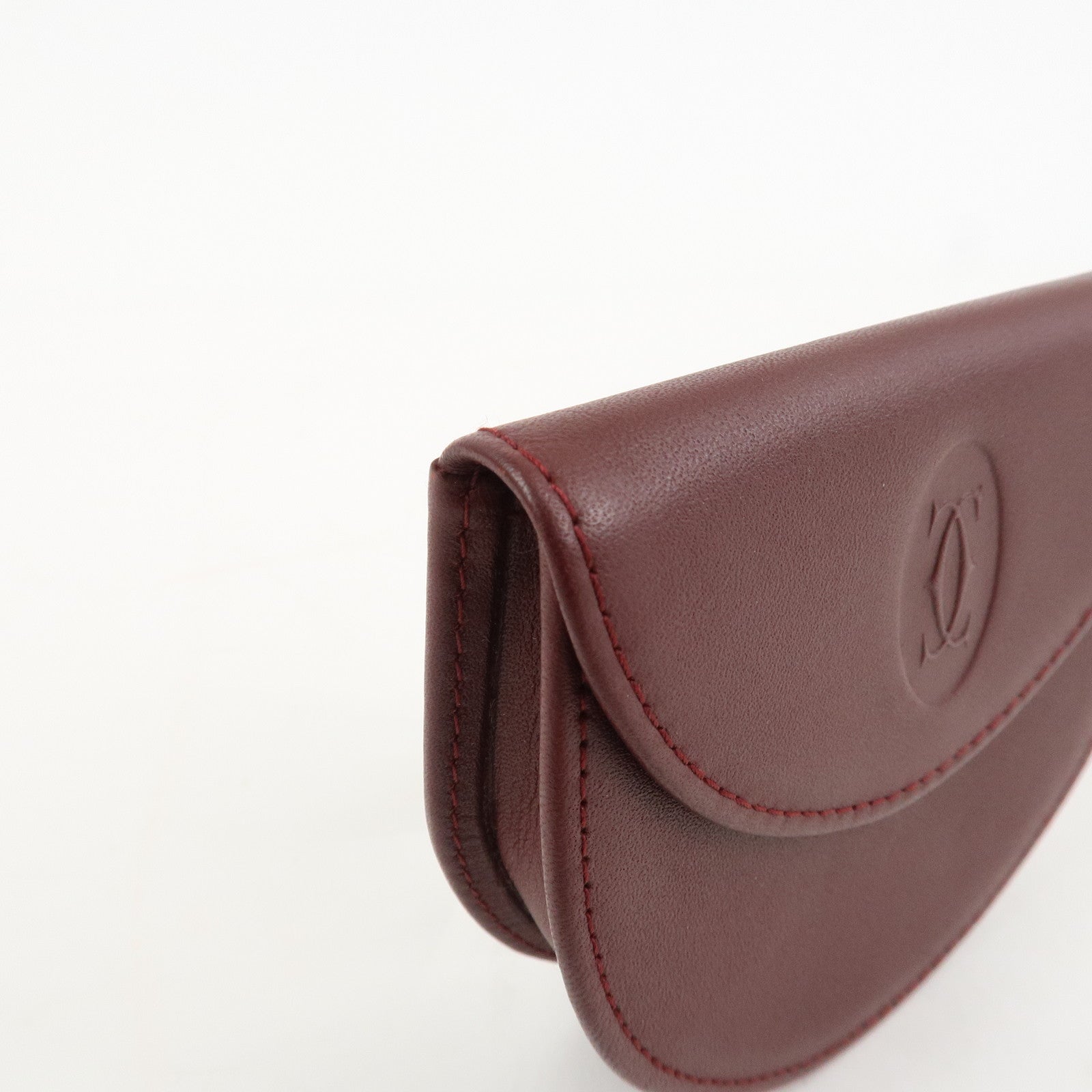 Cartier Must de Cartier Must Line Leather Coin Case L3000123 Used