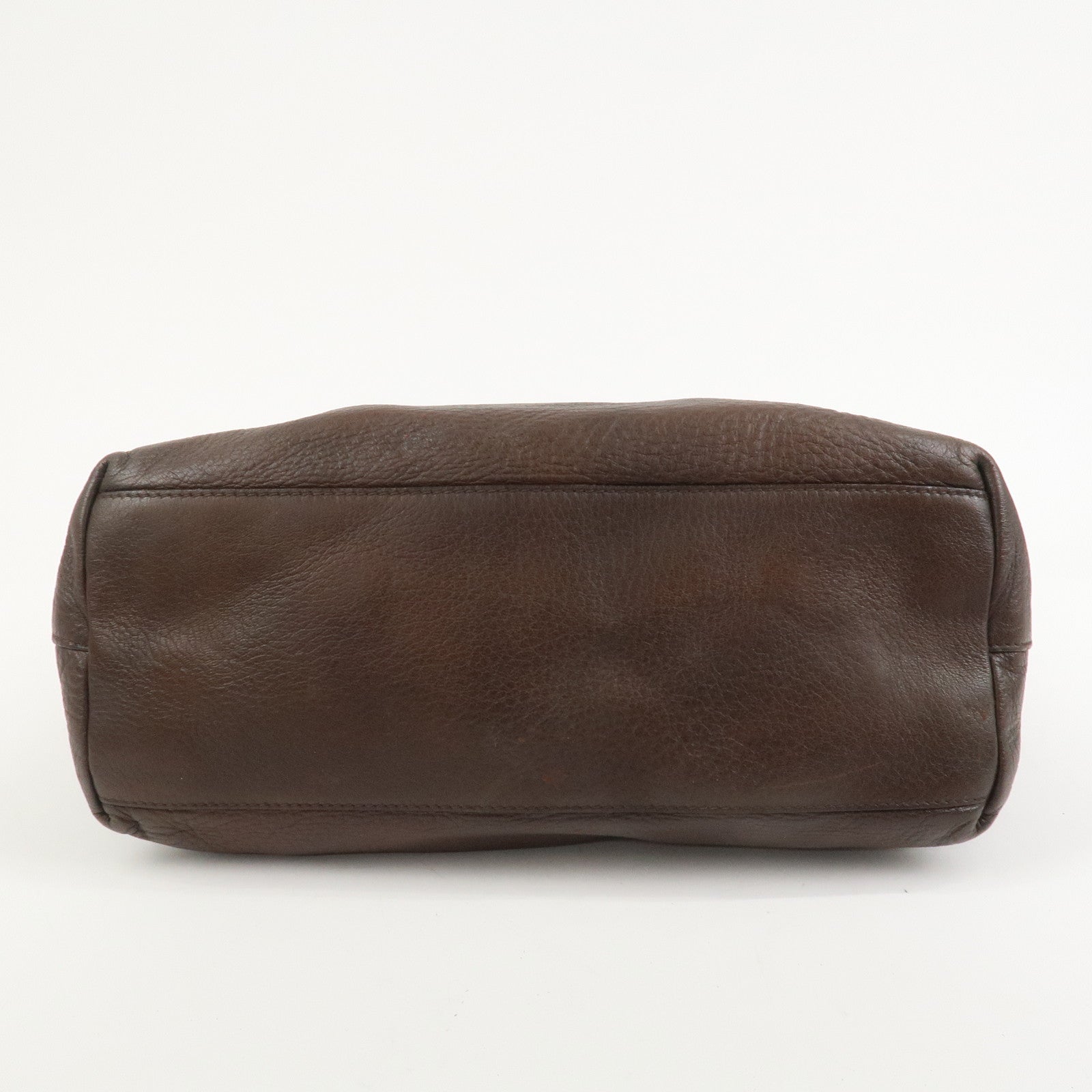 PRADA Leather 2Way Bag Hand Bag Shoulder Bag Crosbody Bag Brown