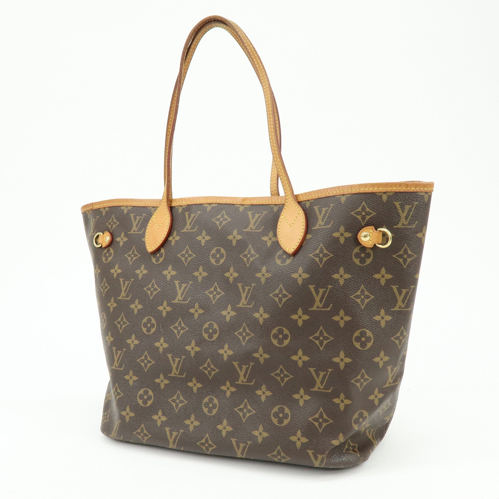 Louis Vuitton Monogram Neverfull MM Tote Bag Brown M41178