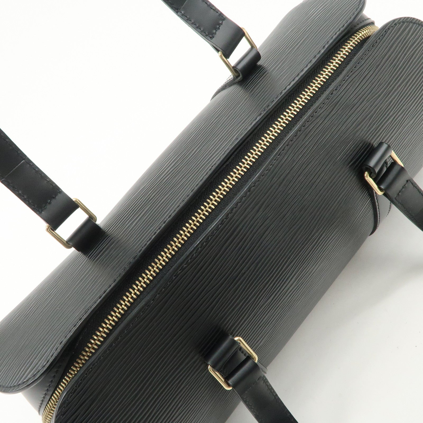 Louis Vuitton Epi Soufflot Hand Bag Shoulder Bag Noir M52862