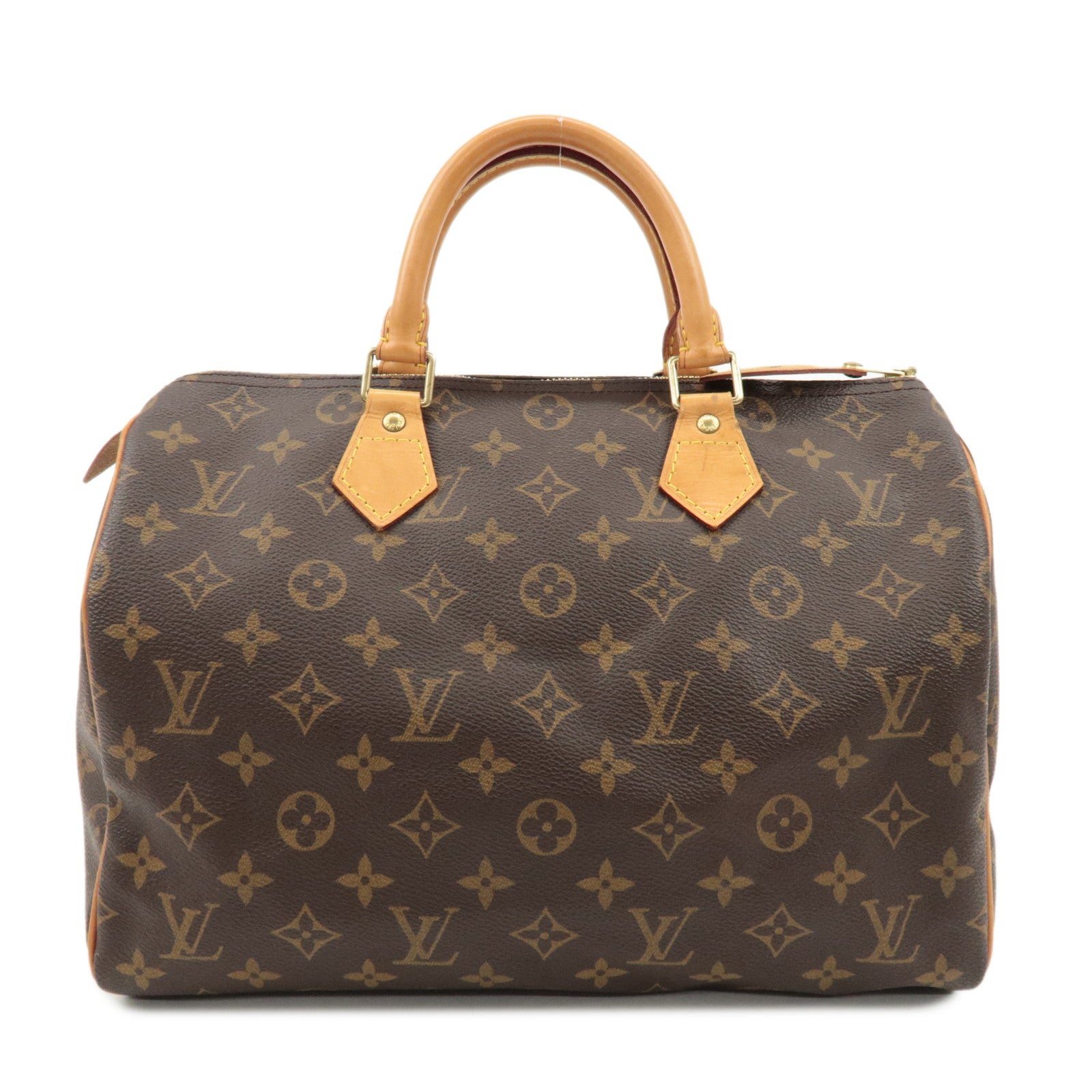 Louis Vuitton Monogram Speedy 30 Hand Bag Boston Bag M41526 Used