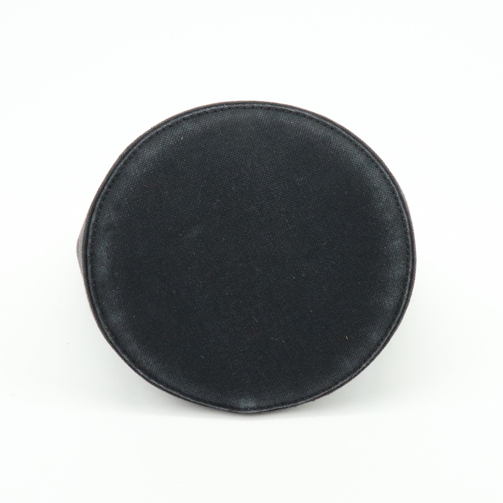 BALENCIAGA WAVE XS Canvas Hand Bag Mini Tote Bag Black 619979