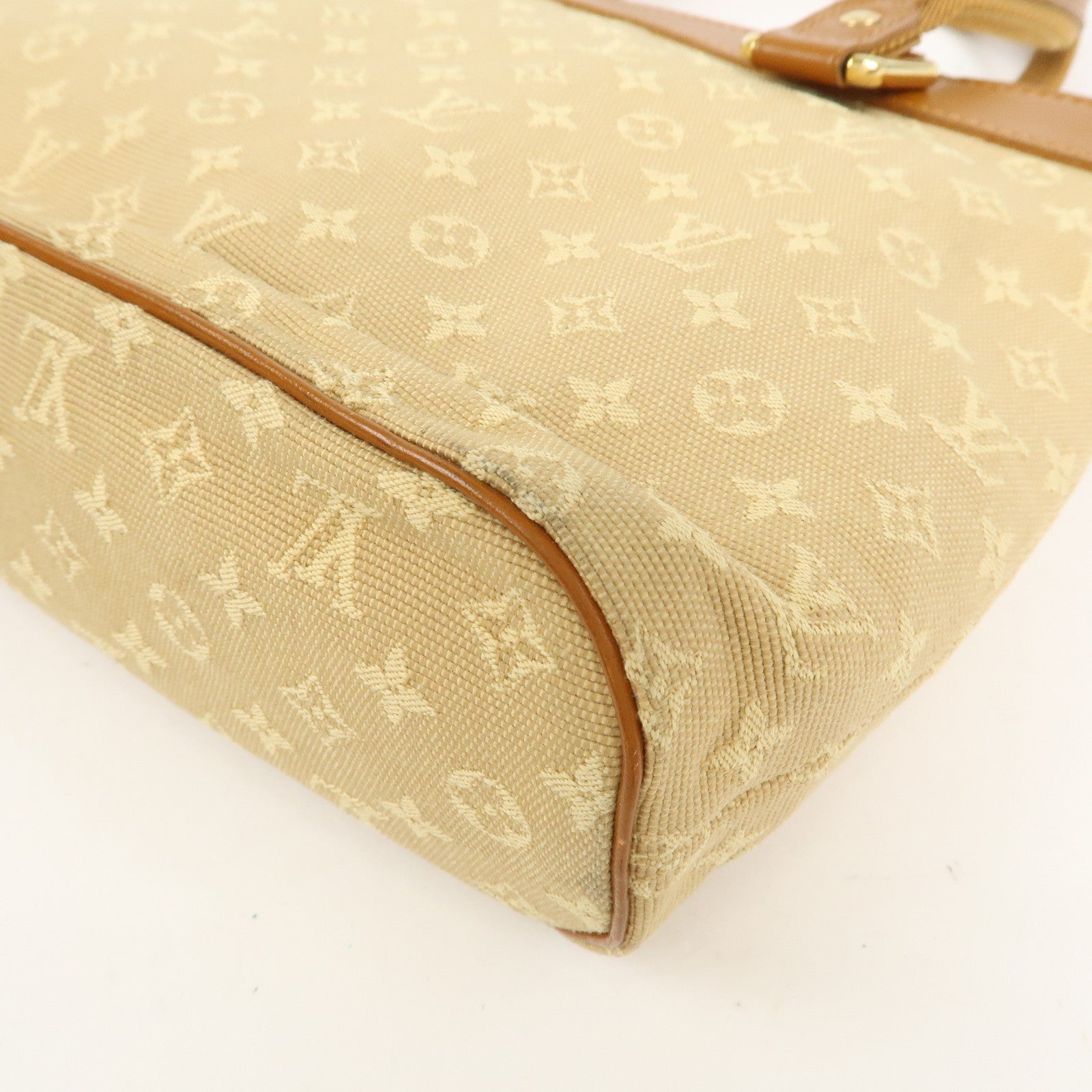 Louis Vuitton Monogram Mini Lucille PM Hand Bag Beige M92684