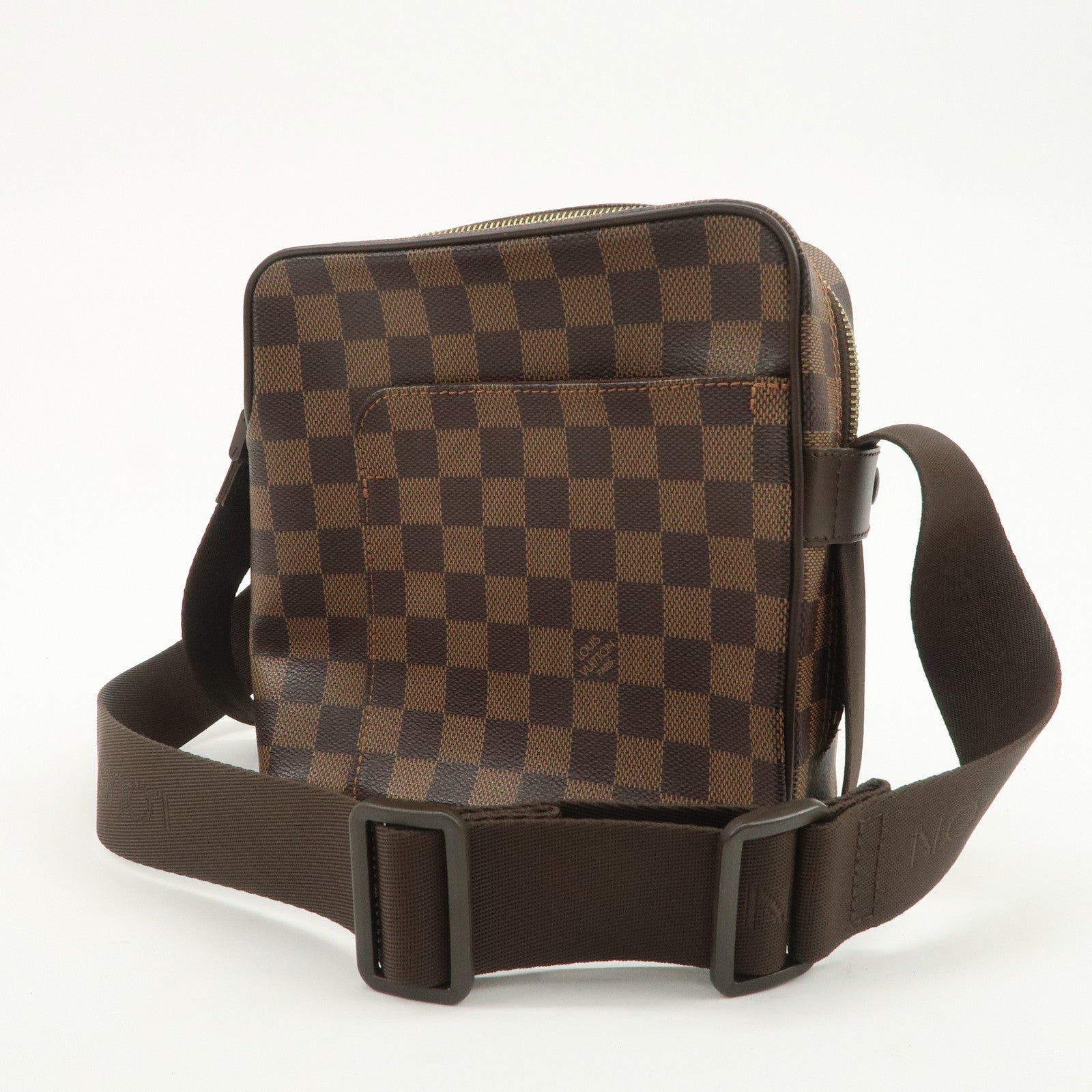 Louis Vuitton Damier Olaf PM Cross Body Shoulder Bag Brown N41442