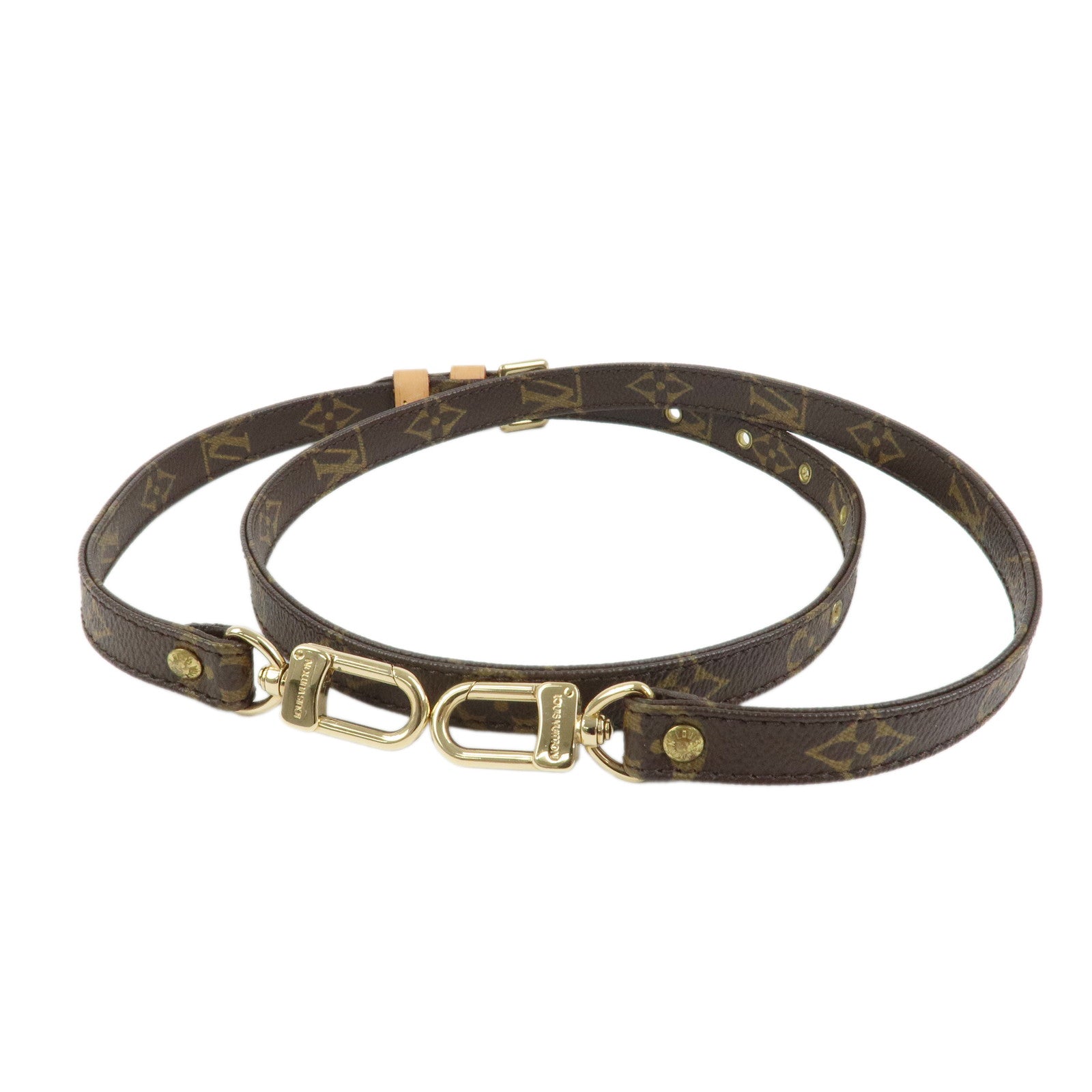 Louis Vuitton Monogram Adjustable Shoulder Strap Brown J60068